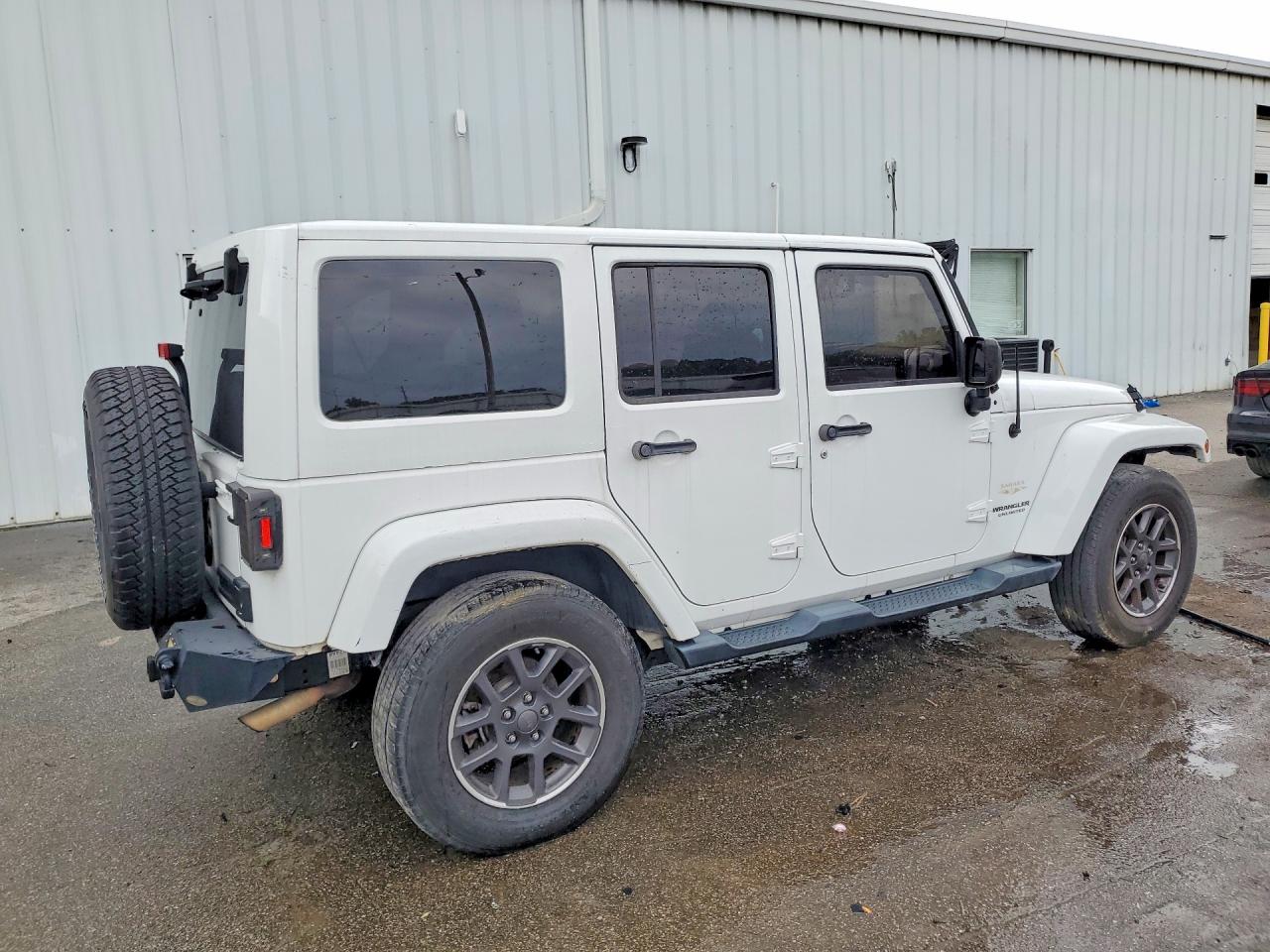 2014 Jeep Wrangler Unlimited Sahara Белый vin: 1C4BJWEG5EL146902