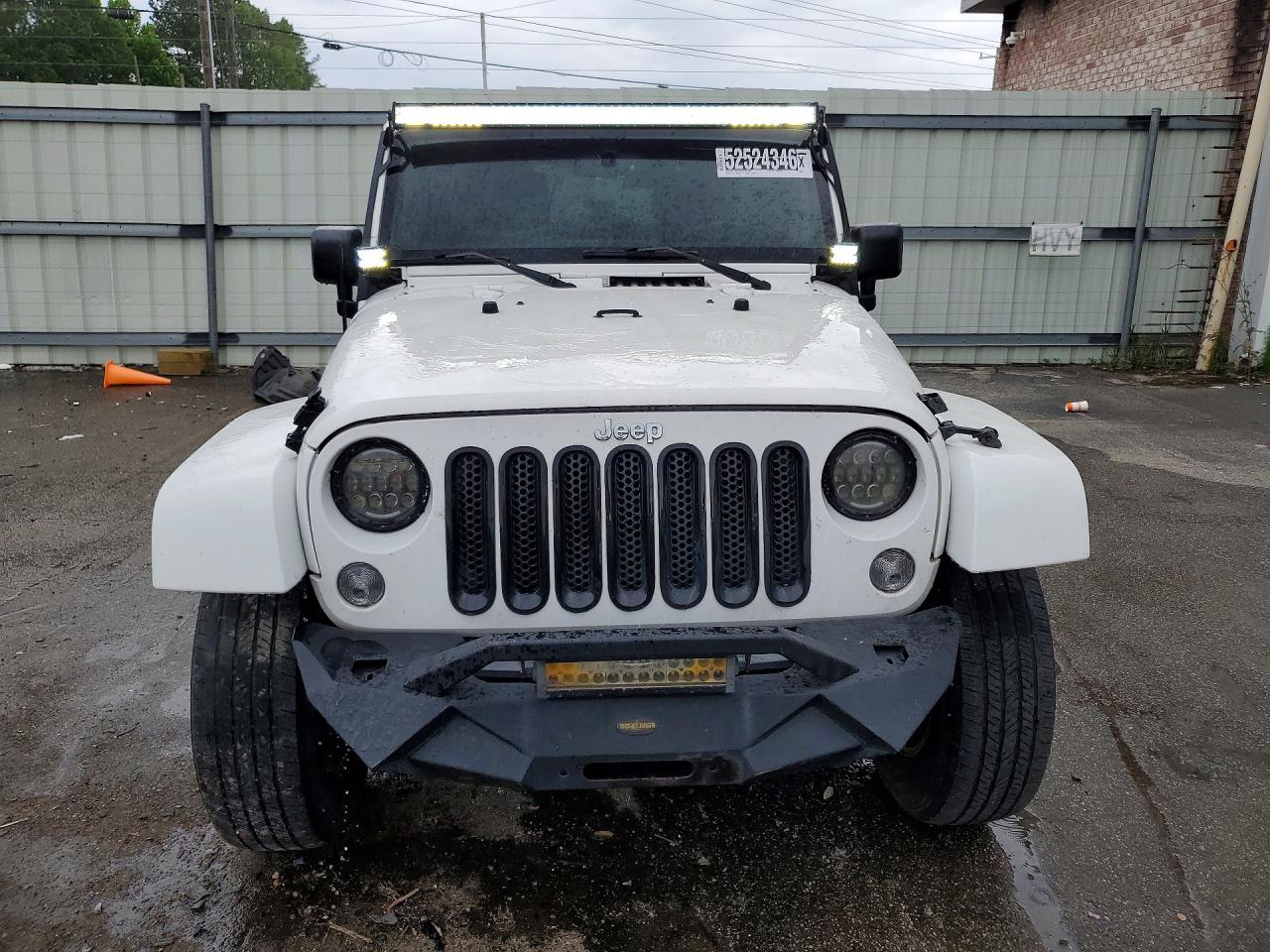 2014 Jeep Wrangler Unlimited Sahara Белый vin: 1C4BJWEG5EL146902