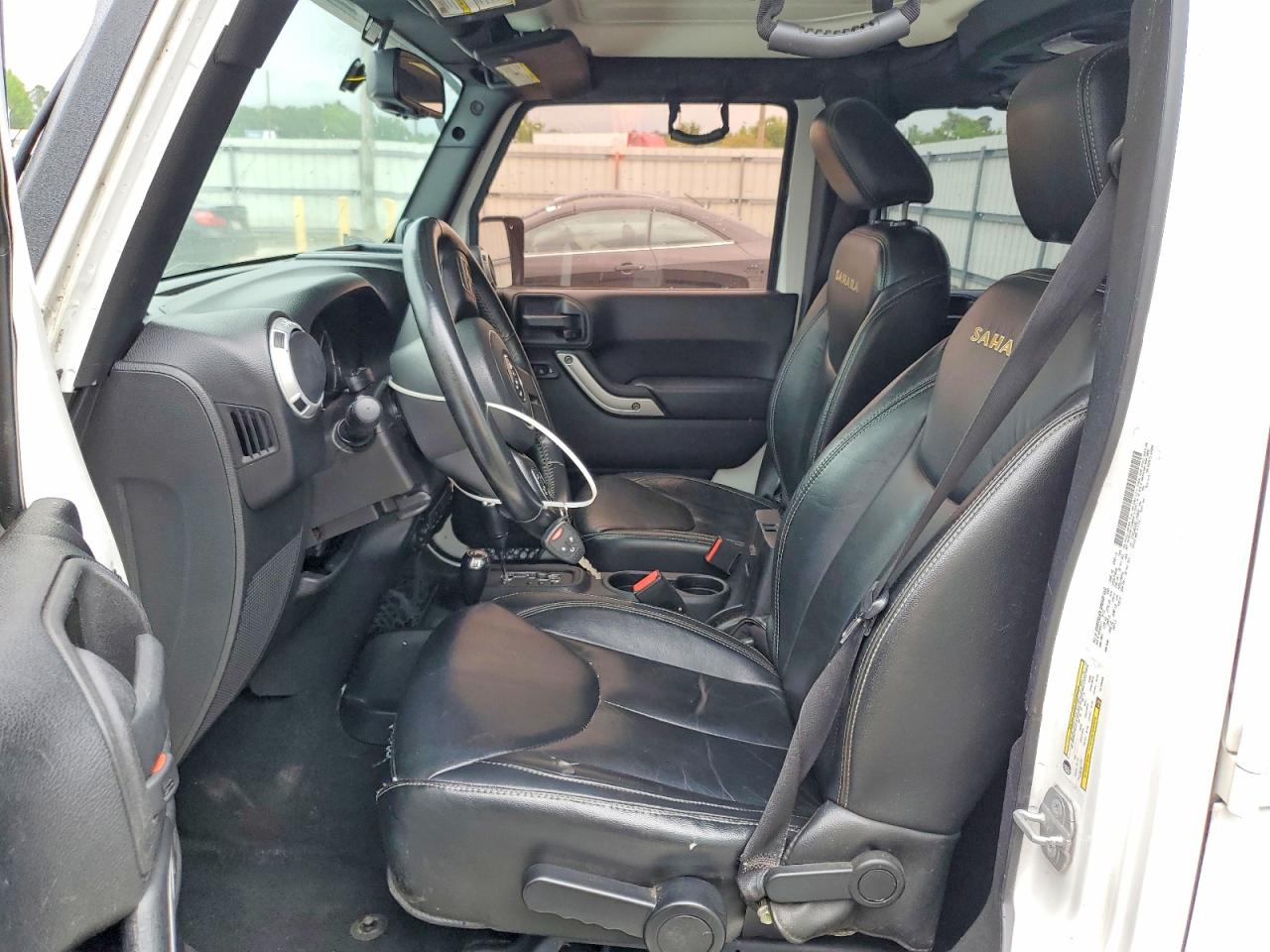 2014 Jeep Wrangler Unlimited Sahara Белый vin: 1C4BJWEG5EL146902
