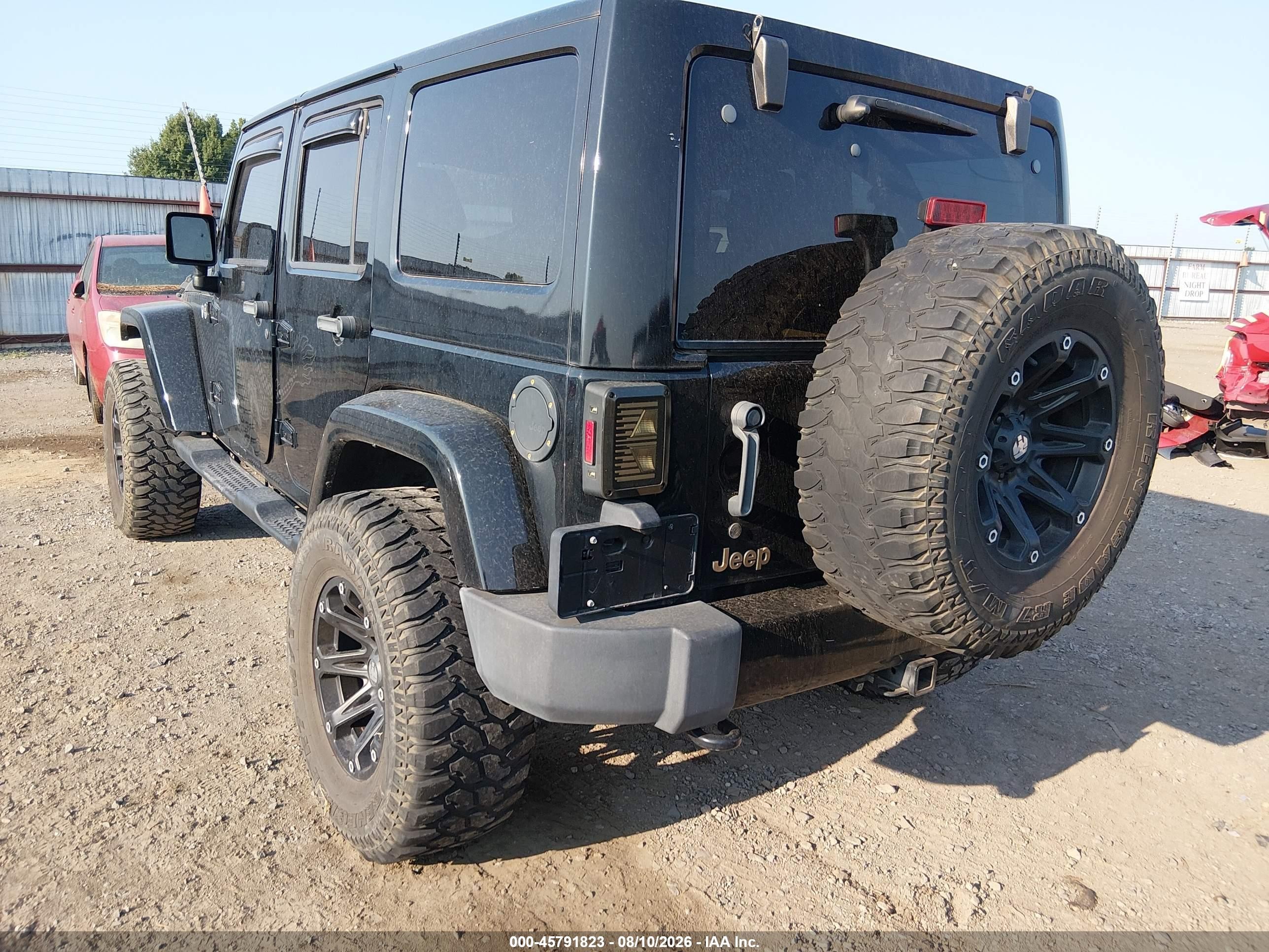 2014 Jeep Wrangler Unlimited Dragon Edition Black vin: 1C4BJWEG5EL185506