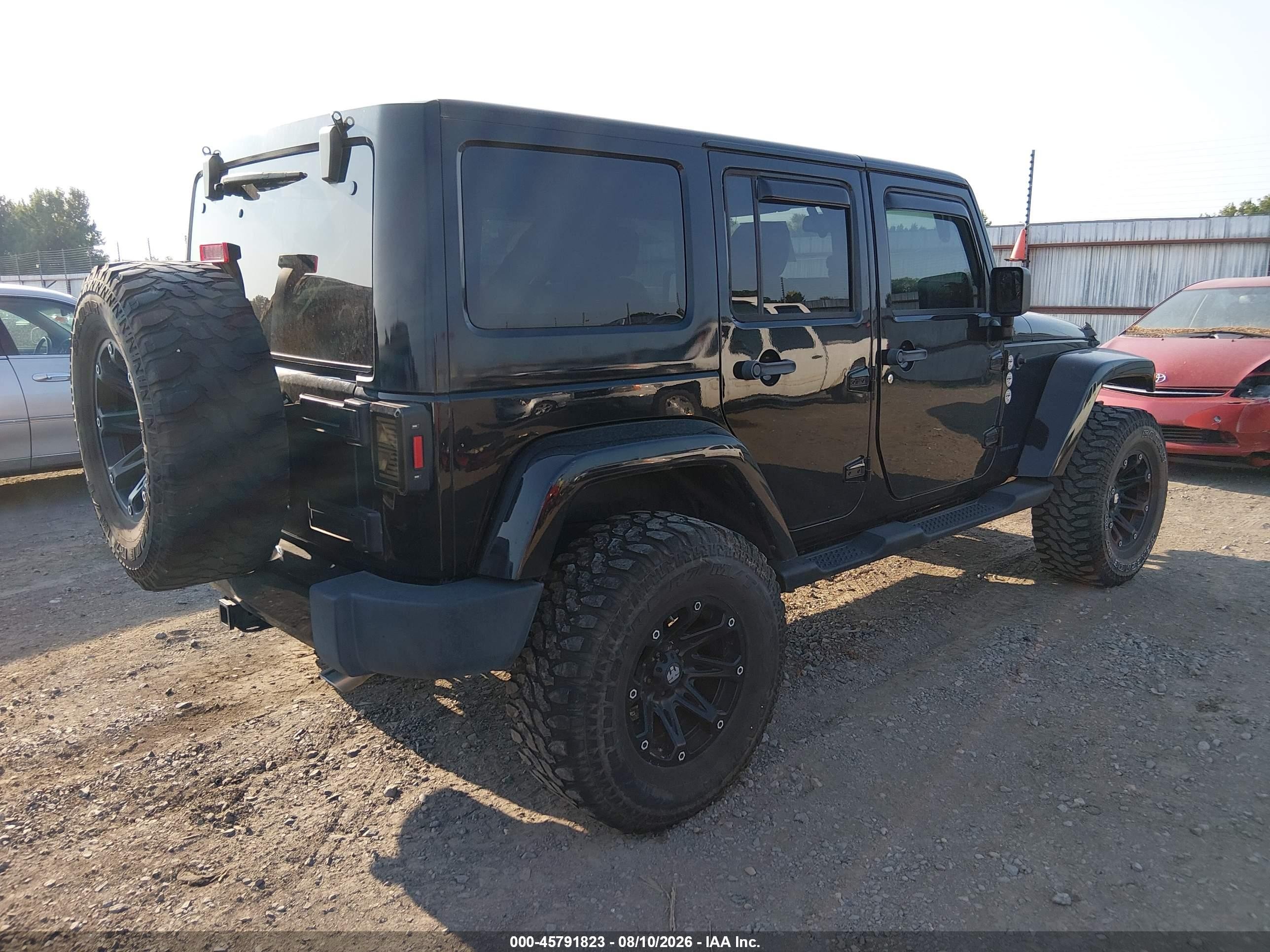 2014 Jeep Wrangler Unlimited Dragon Edition Black vin: 1C4BJWEG5EL185506