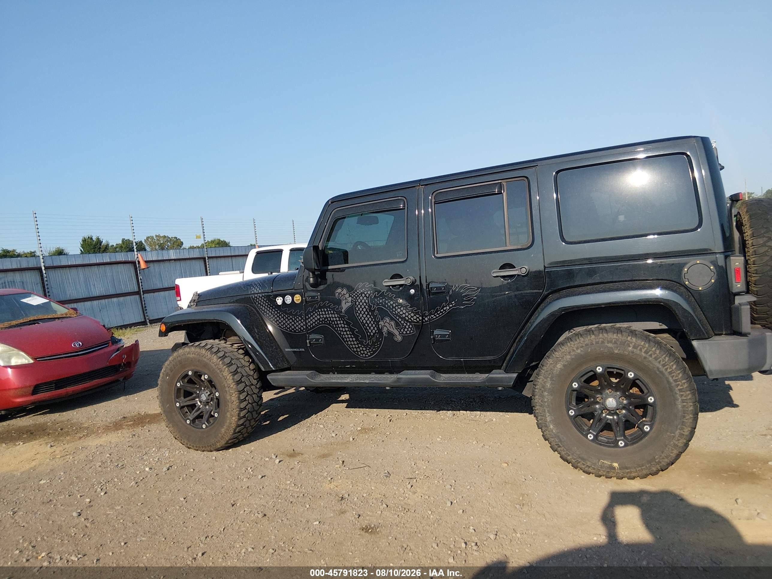 2014 Jeep Wrangler Unlimited Dragon Edition Black vin: 1C4BJWEG5EL185506