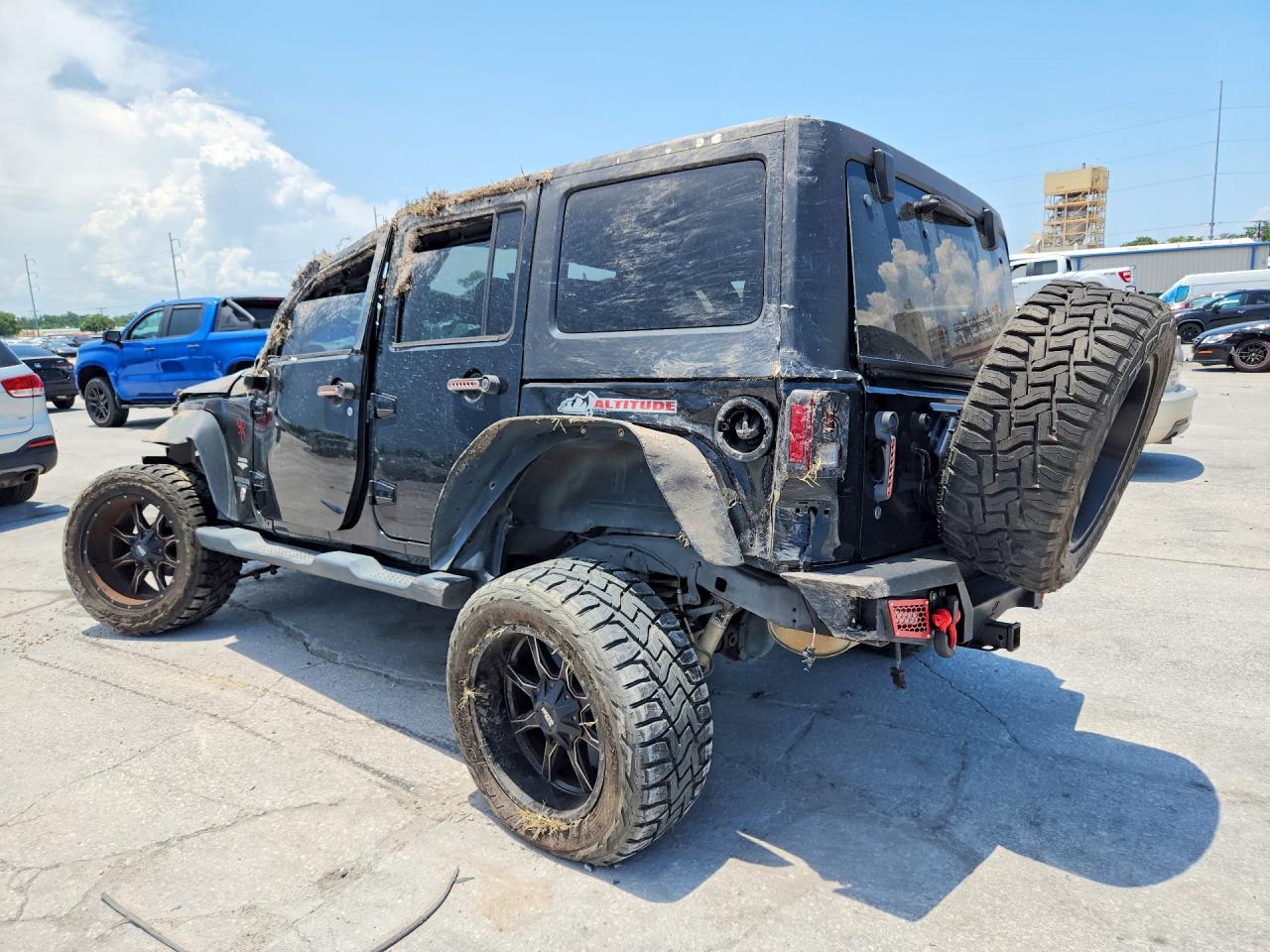 2014 Jeep Wrangler Unlimited Sahara Black vin: 1C4BJWEG5EL197848