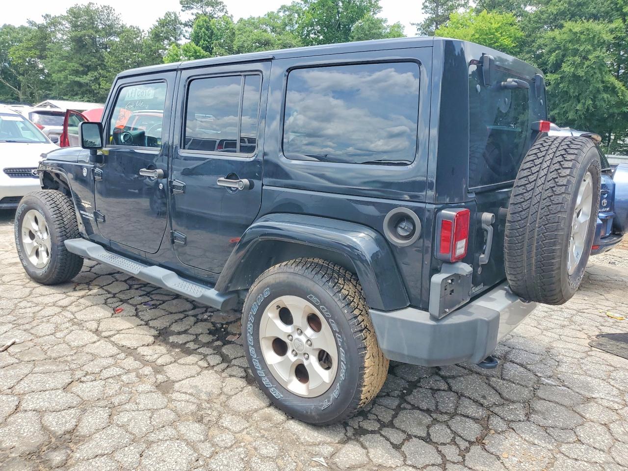 2015 Jeep Wrangler Unlimited Sahara Black vin: 1C4BJWEG5FL528235
