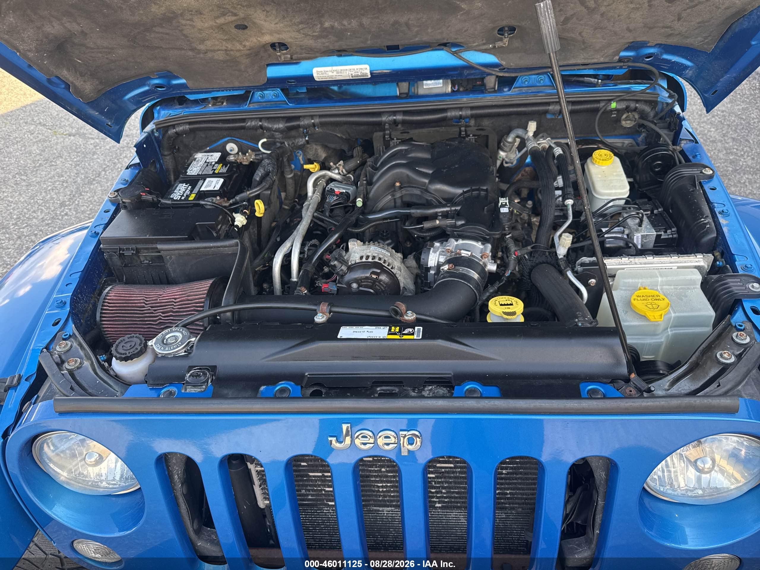 2015 Jeep Wrangler Unlimited Sahara Blue vin: 1C4BJWEG5FL591285
