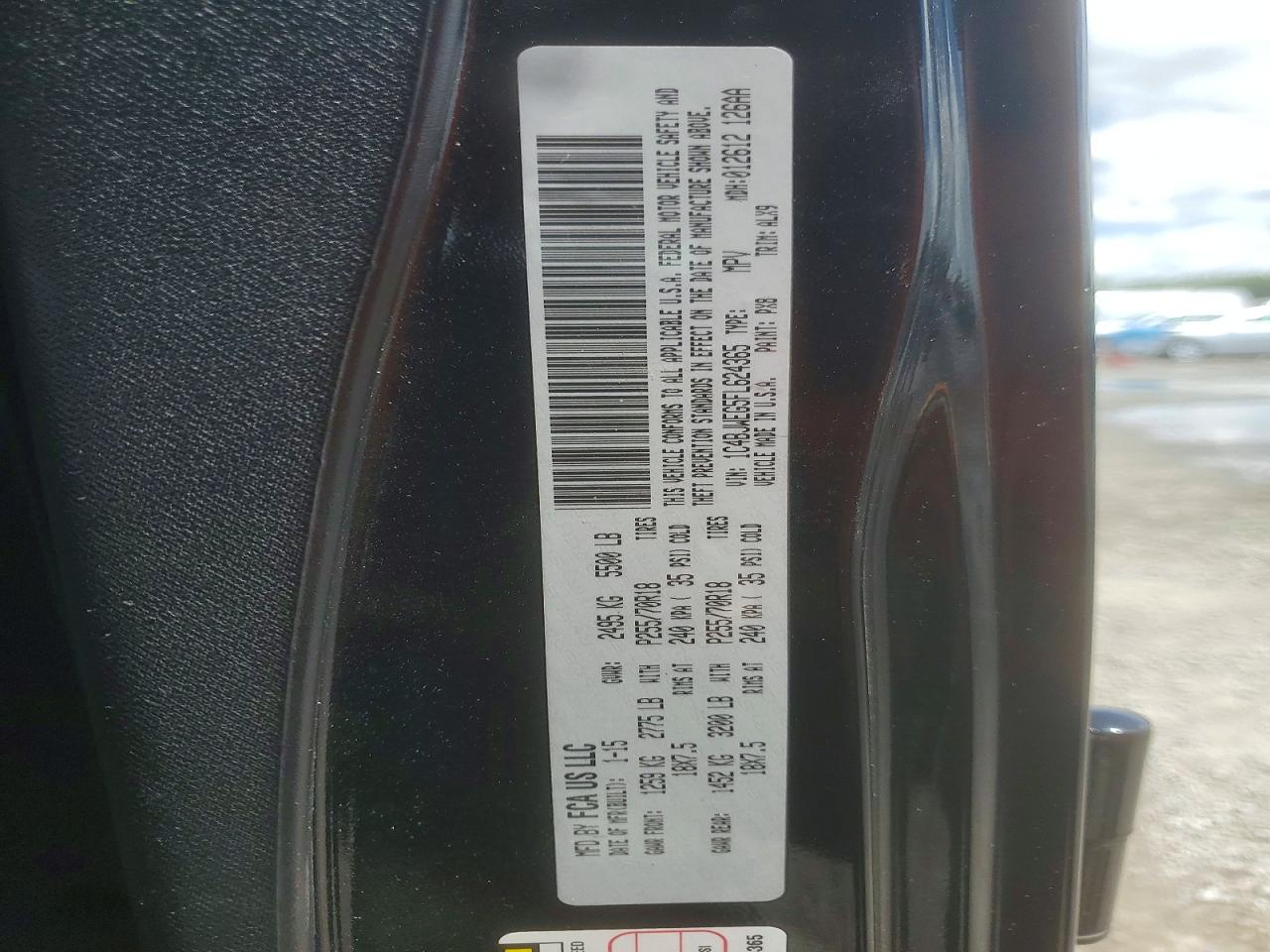 2015 Jeep Wrangler Unlimited Sahara Black vin: 1C4BJWEG5FL624365