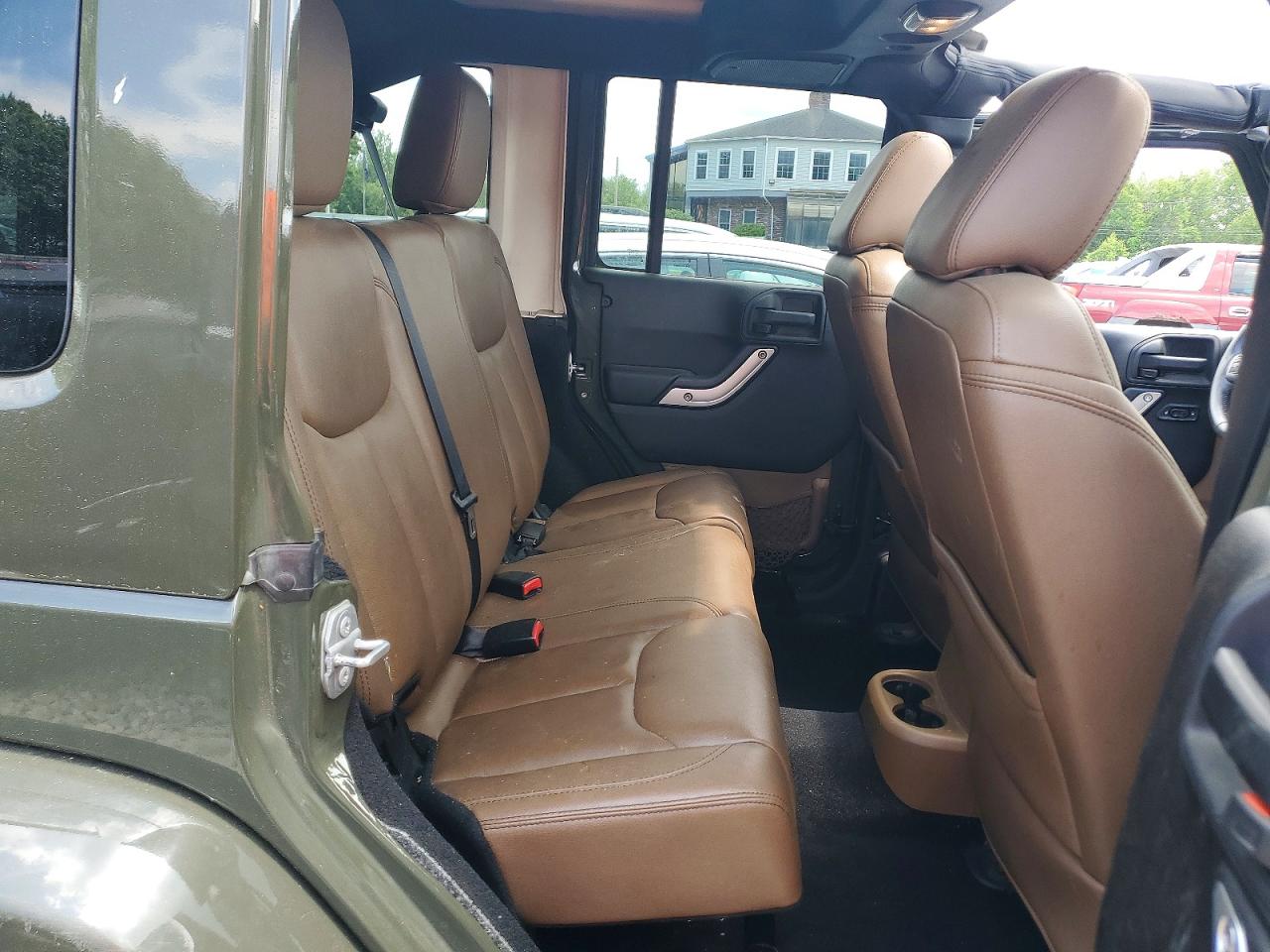 2015 Jeep Wrangler Unlimited Sahara Green vin: 1C4BJWEG5FL757322
