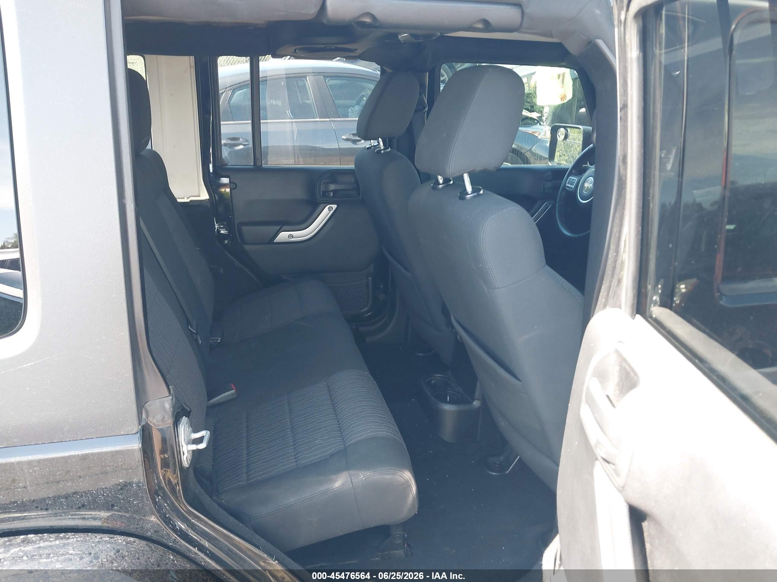 2012 Jeep Wrangler Unlimited Sahara Черный vin: 1C4BJWEG6CL179484