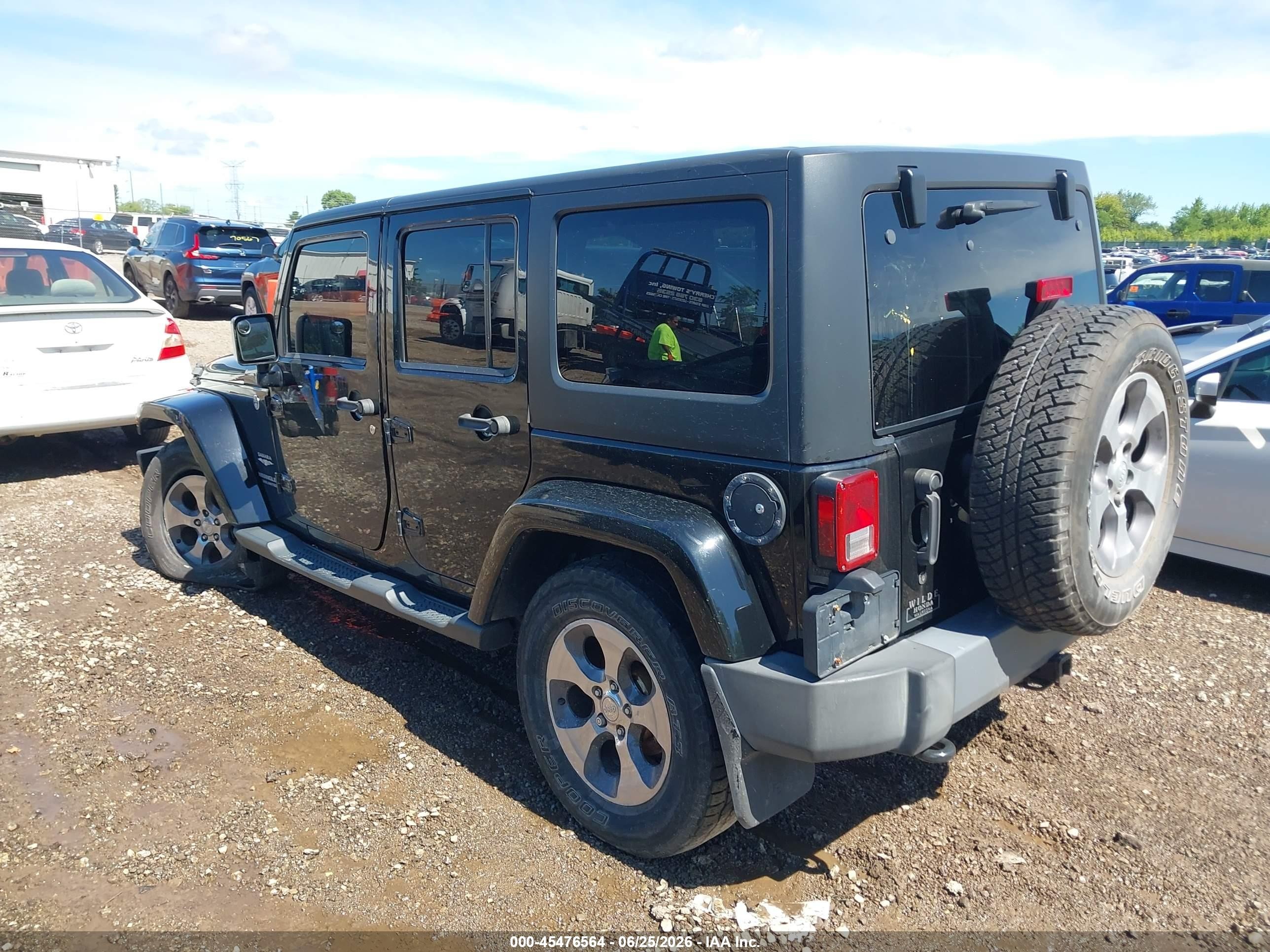 2012 Jeep Wrangler Unlimited Sahara Черный vin: 1C4BJWEG6CL179484