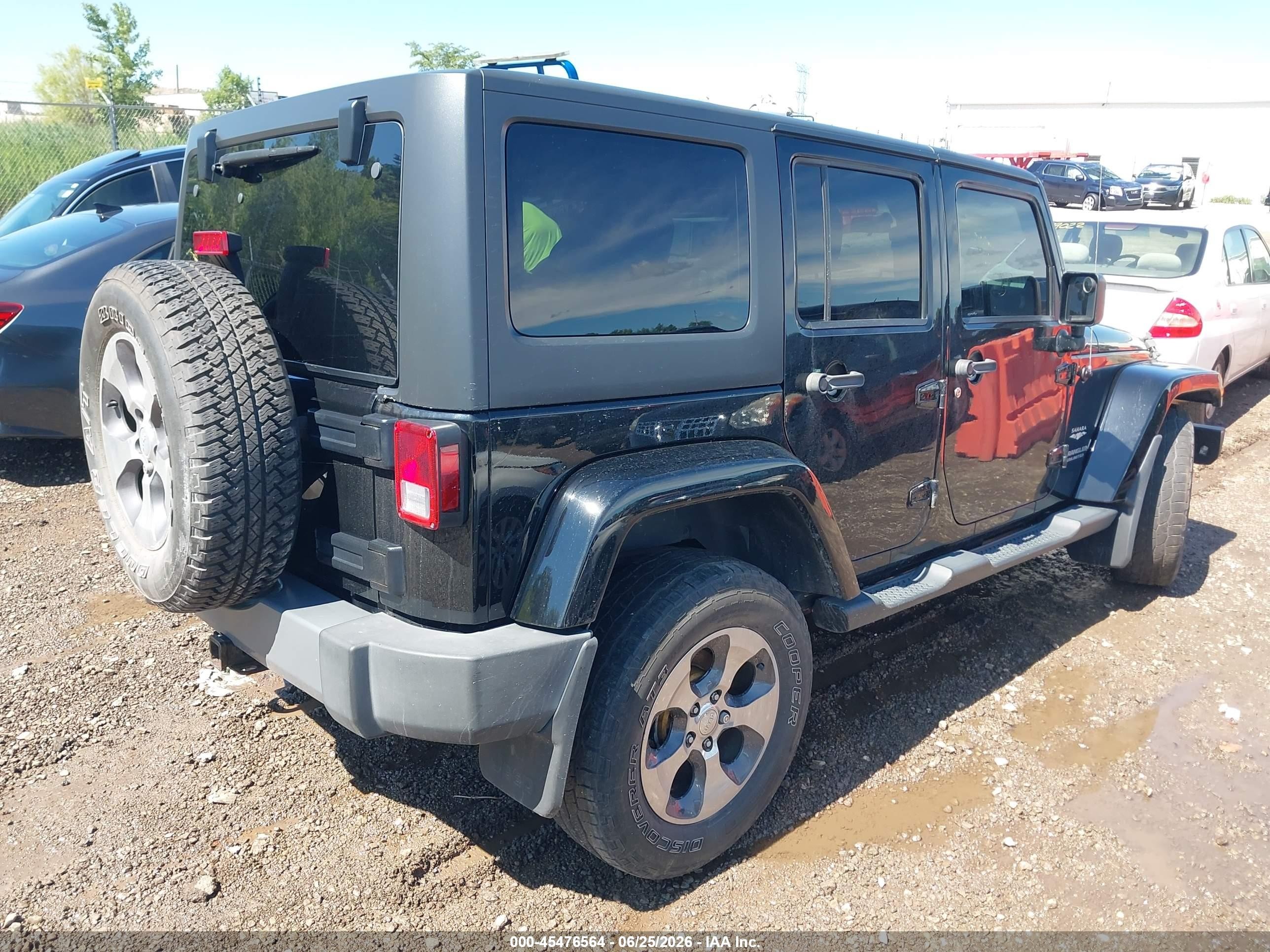 2012 Jeep Wrangler Unlimited Sahara Черный vin: 1C4BJWEG6CL179484