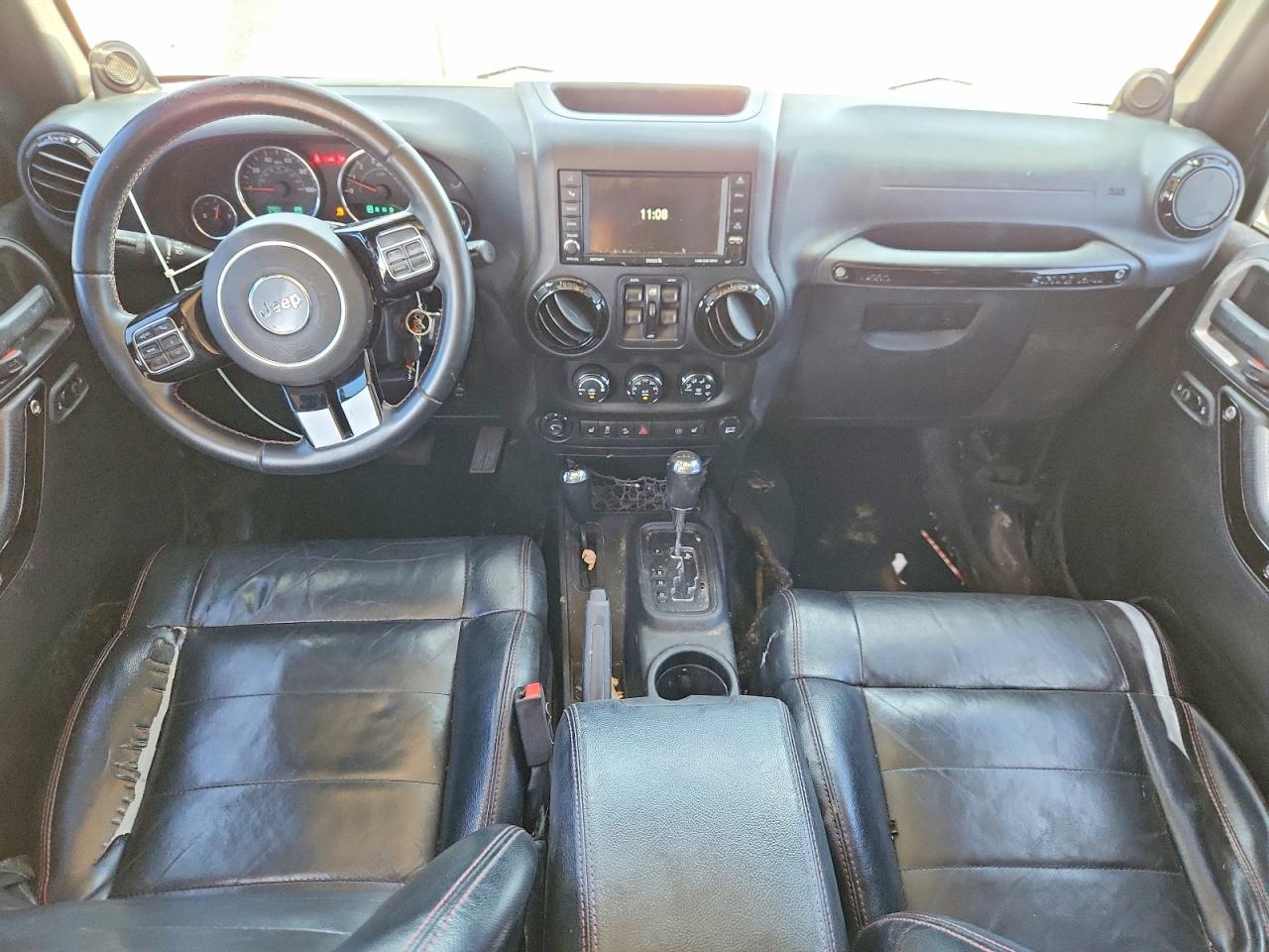 2012 Jeep Wrangler Unlimited Sahara Black vin: 1C4BJWEG6CL255043