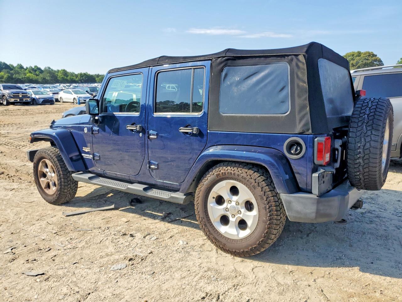 2013 Jeep Wrangler Unlimited Sahara Blue vin: 1C4BJWEG6DL534011