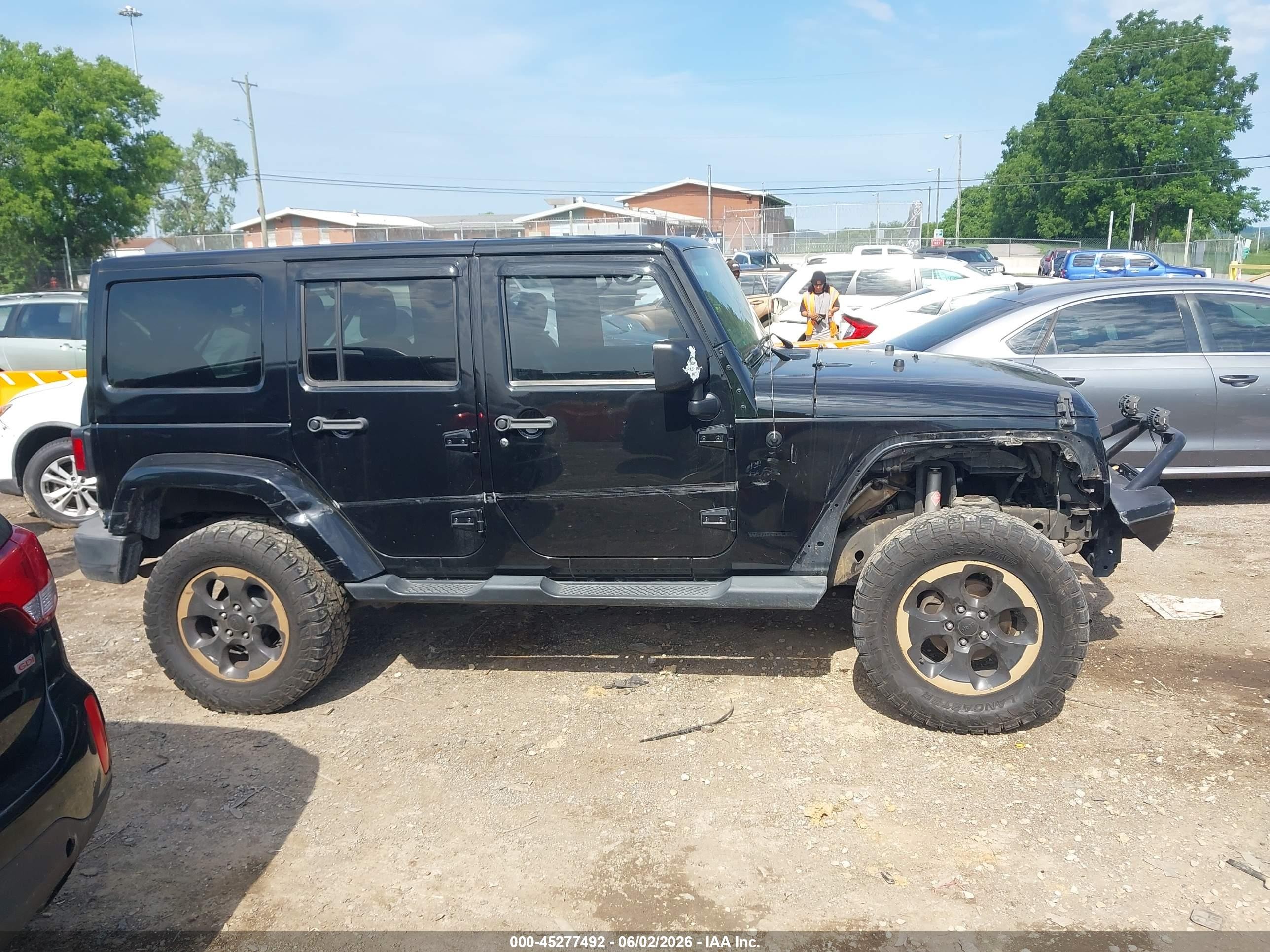 2014 Jeep Wrangler Unlimited Dragon Edition Black vin: 1C4BJWEG6EL199401