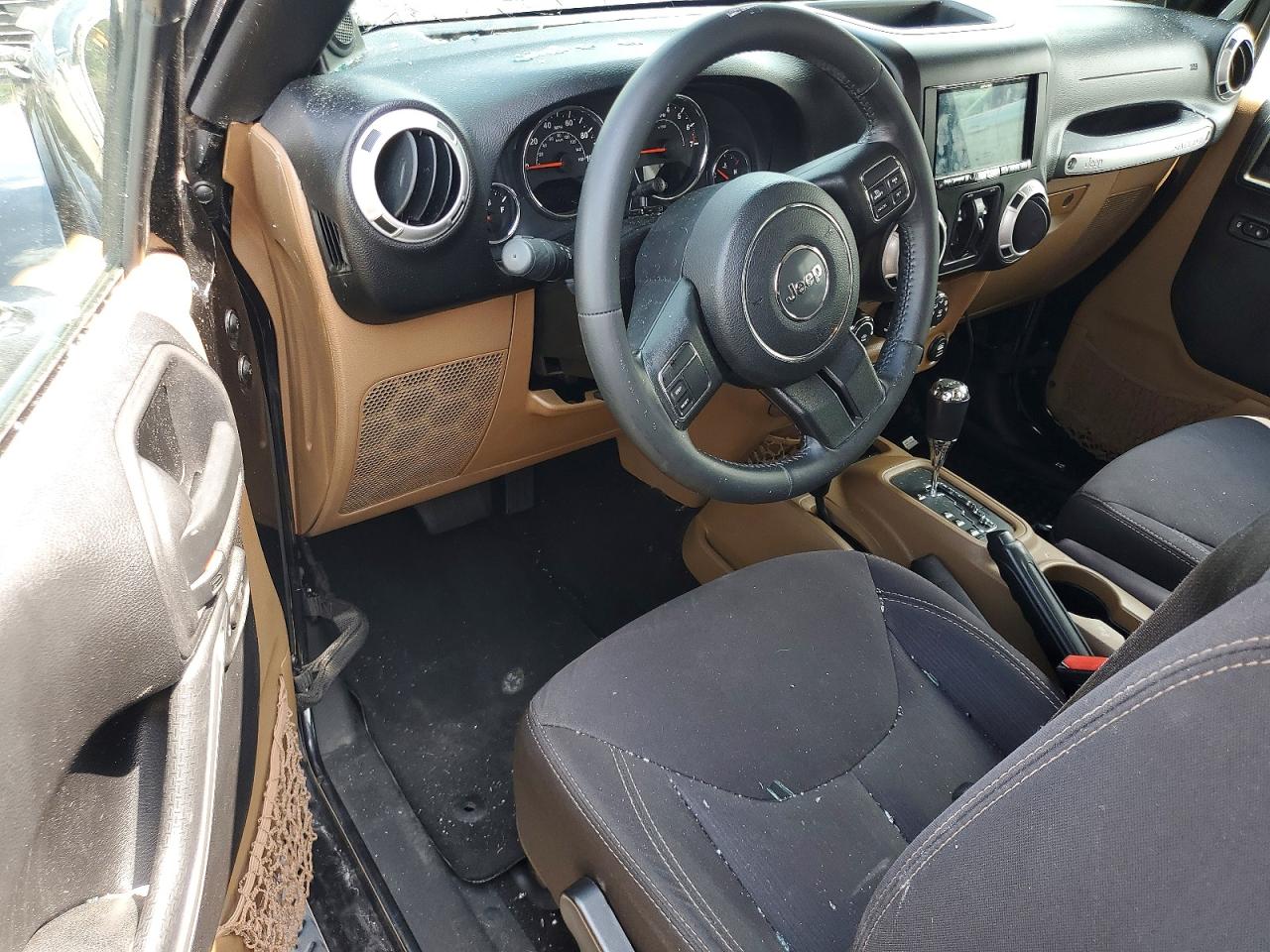 2014 Jeep Wrangler Unlimited Sahara Black vin: 1C4BJWEG6EL262948