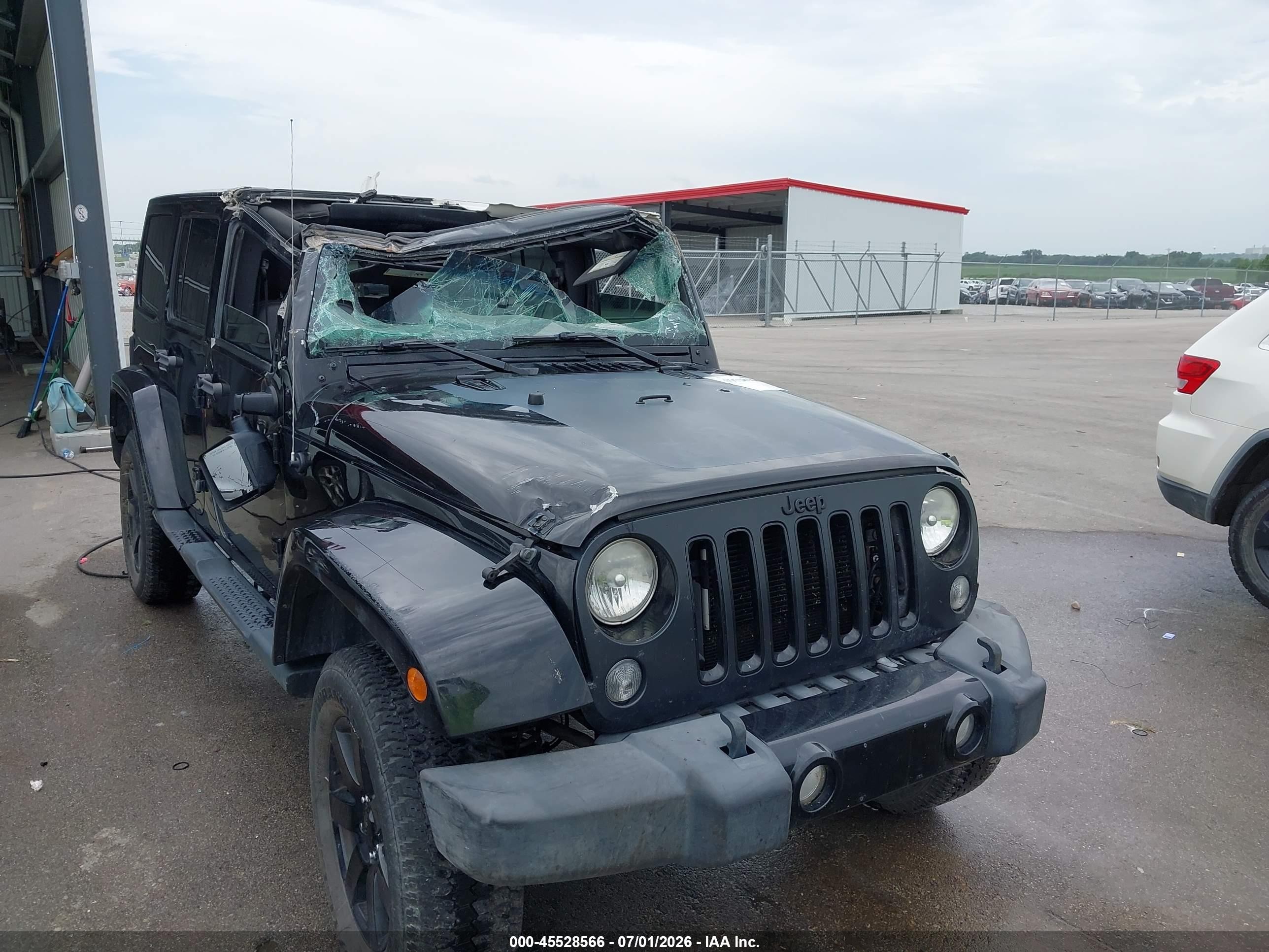 2014 Jeep Wrangler Unlimited Sahara Black vin: 1C4BJWEG6EL263324