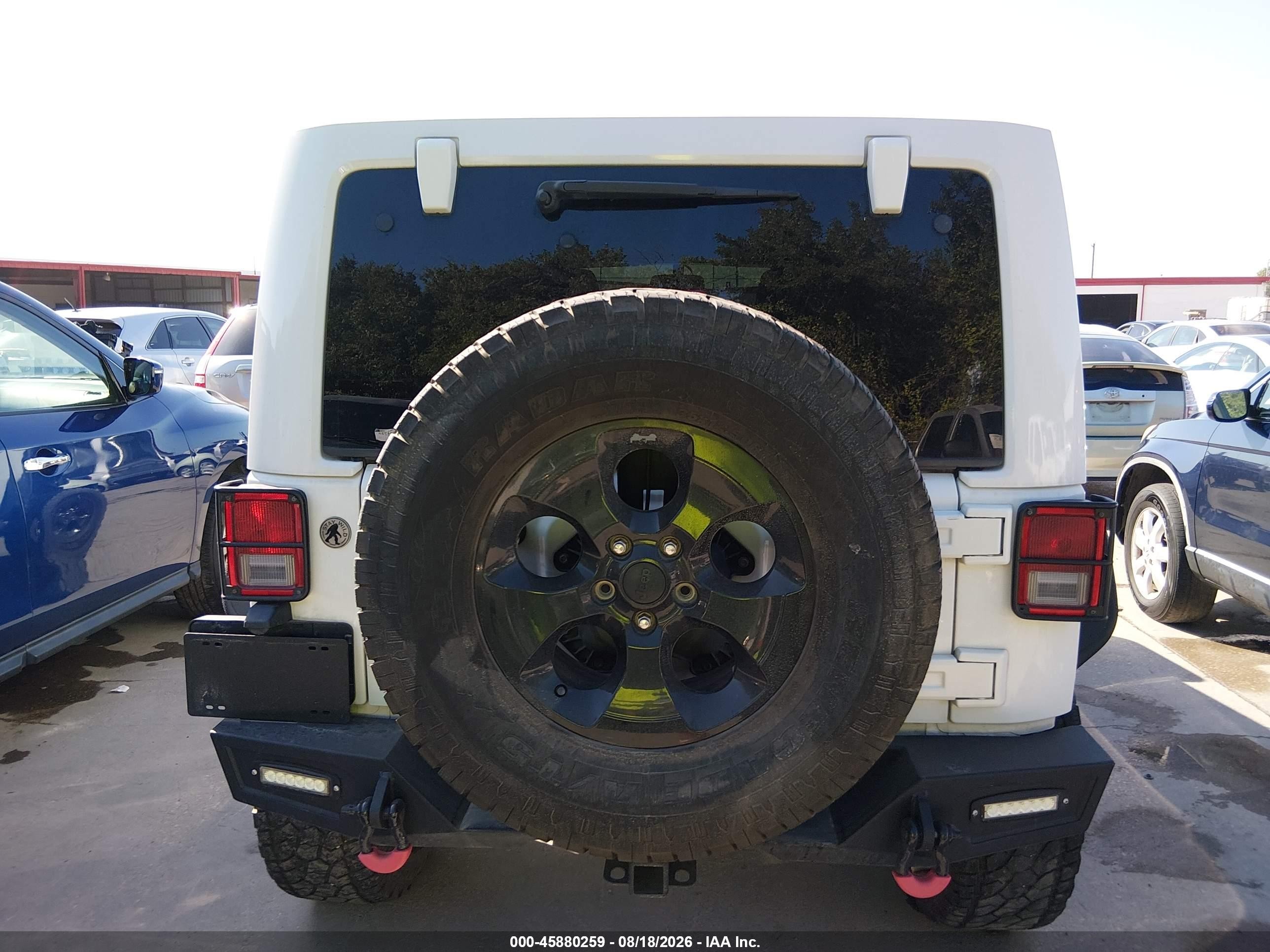 2015 Jeep Wrangler Unlimited Altitude Yellow vin: 1C4BJWEG6FL696708