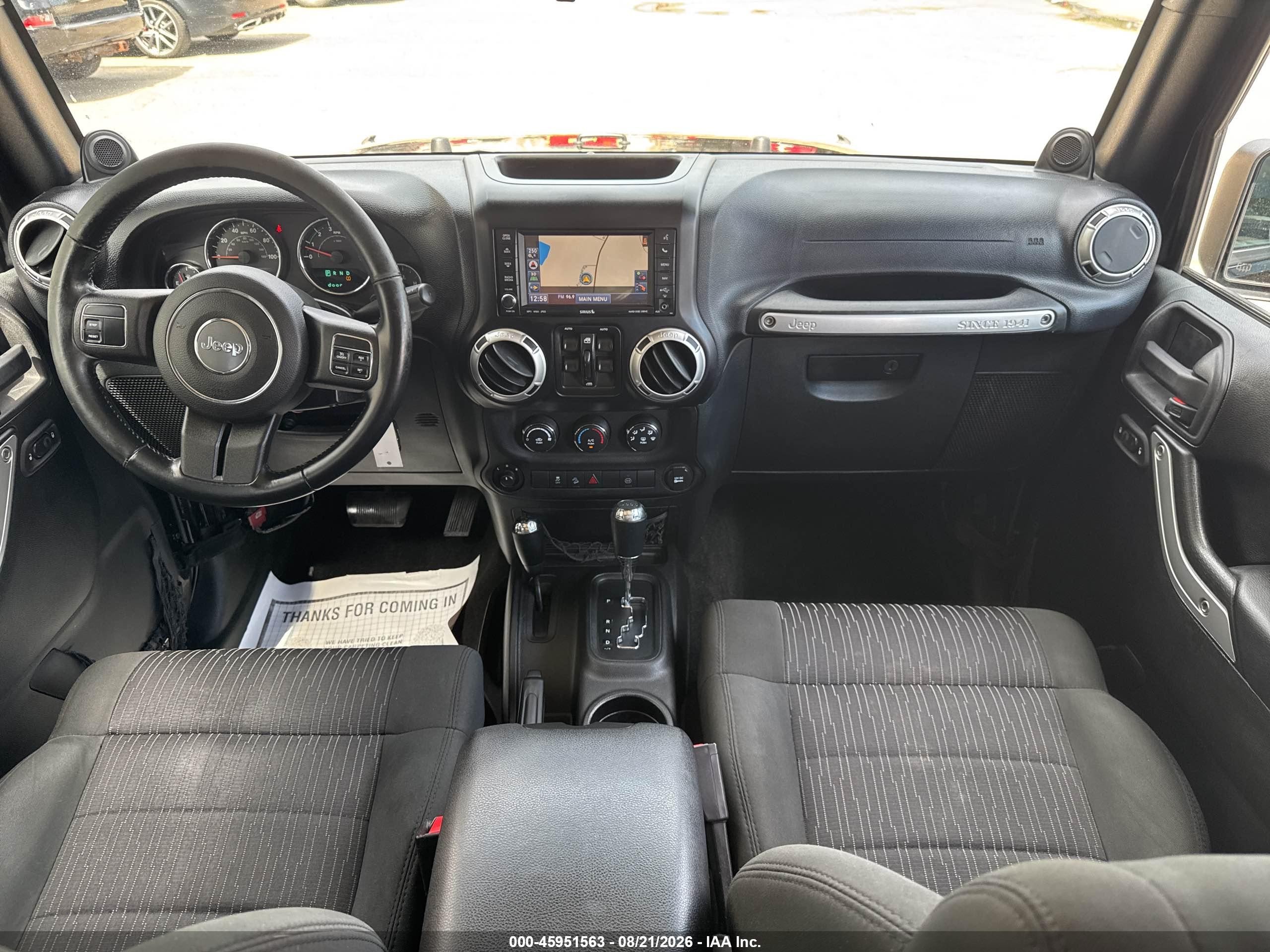 2012 Jeep Wrangler Unlimited Sahara Black vin: 1C4BJWEG7CL100646