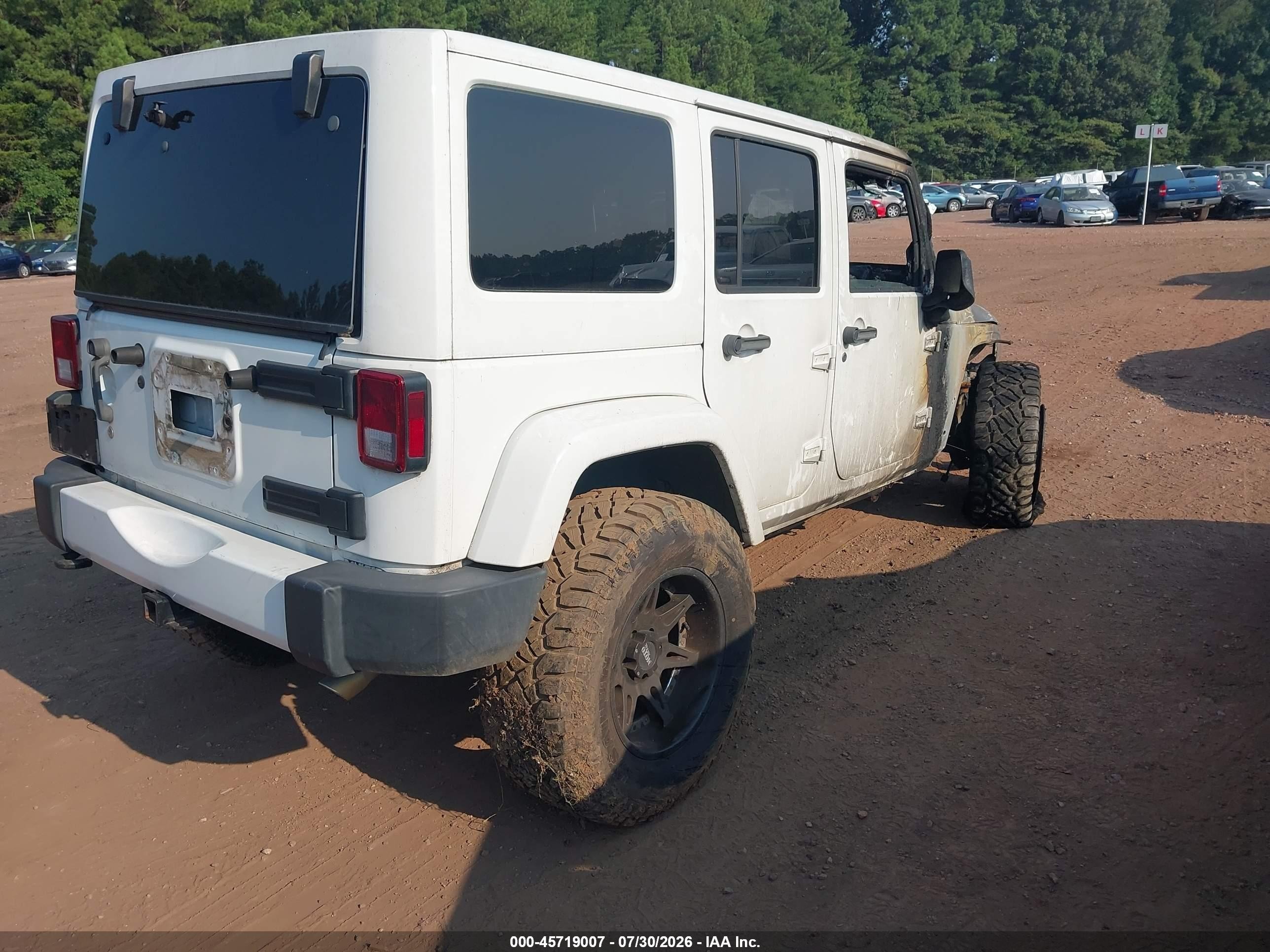2012 Jeep Wrangler Unlimited Sahara Белый vin: 1C4BJWEG7CL209575