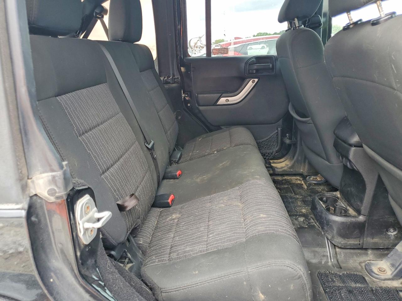 2012 Jeep Wrangler Unlimited Sahara Black vin: 1C4BJWEG7CL212170