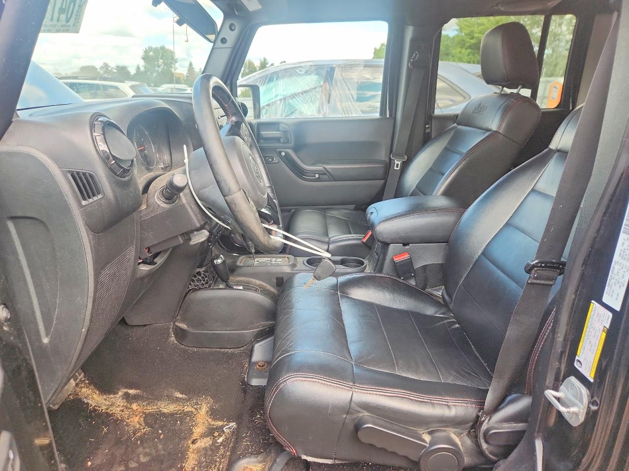 2012 Jeep Wrangler Unlimited Sahara Черный vin: 1C4BJWEG7CL255343
