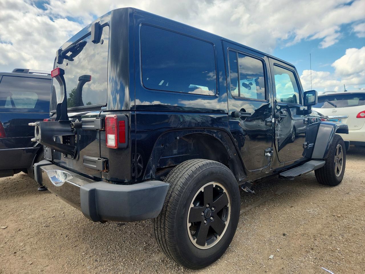 2012 Jeep Wrangler Unlimited Sahara Черный vin: 1C4BJWEG7CL255343