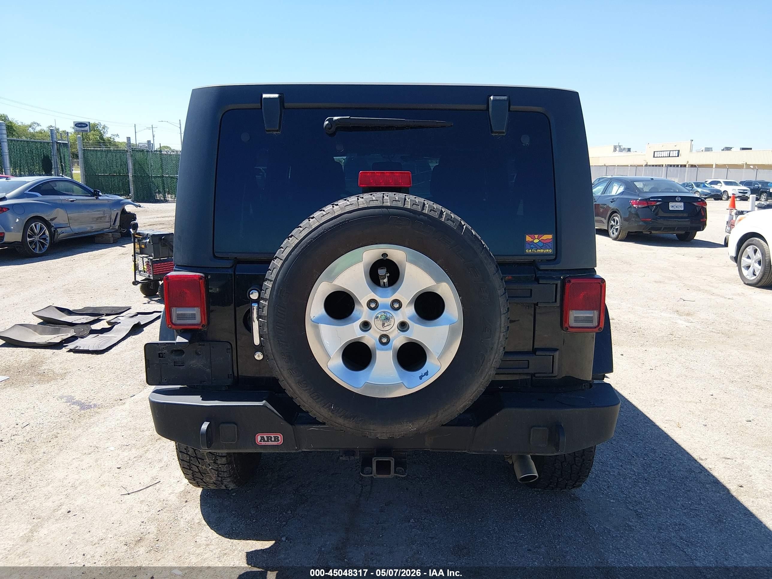 2013 Jeep Wrangler Unlimited Sahara Black vin: 1C4BJWEG7DL591124