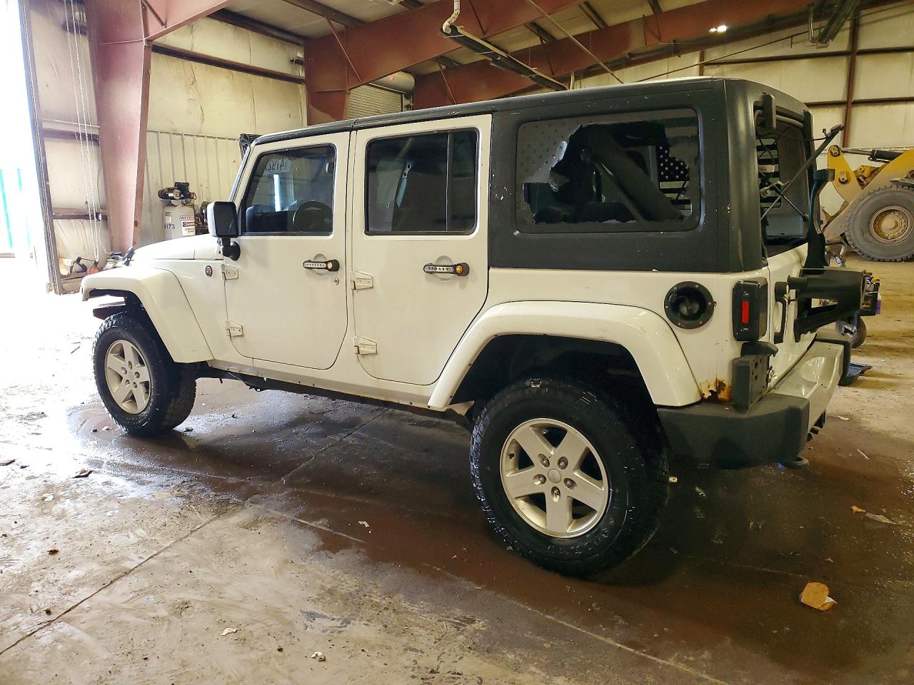 2014 Jeep Wrangler Unlimited Sahara Белый vin: 1C4BJWEG7EL164303