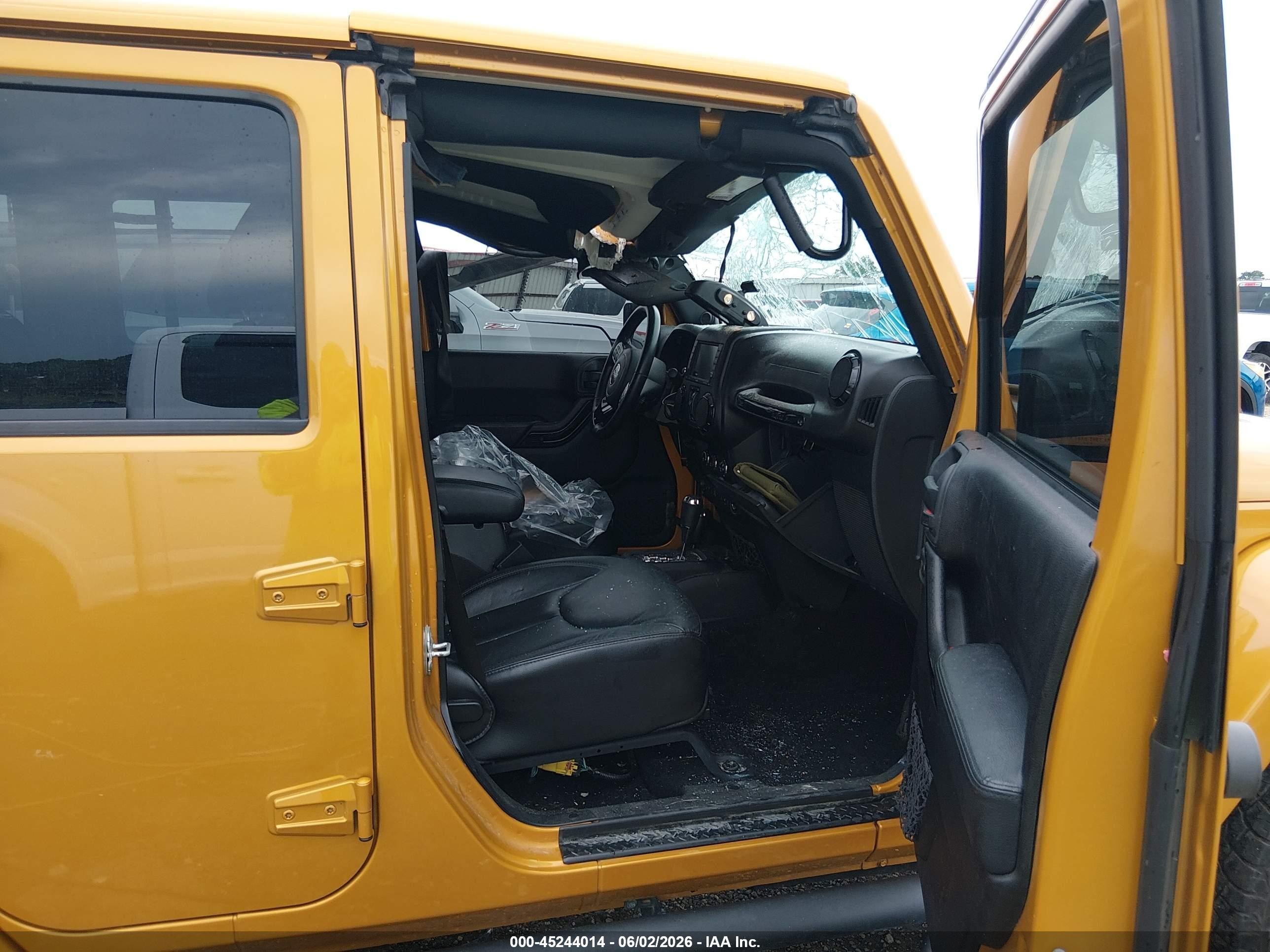 2014 Jeep Wrangler Unlimited Altitude Orange vin: 1C4BJWEG7EL282464
