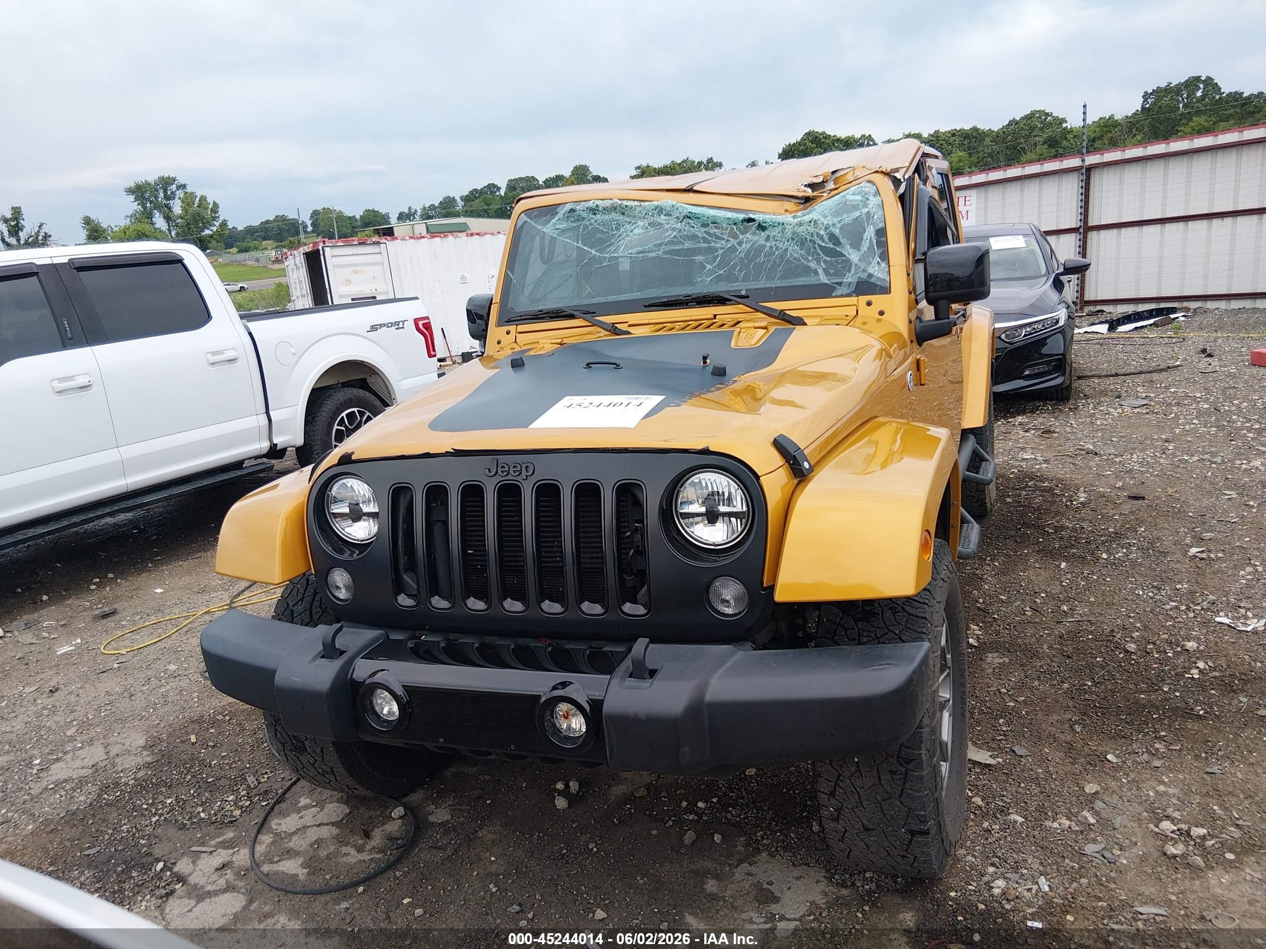 2014 Jeep Wrangler Unlimited Altitude Orange vin: 1C4BJWEG7EL282464