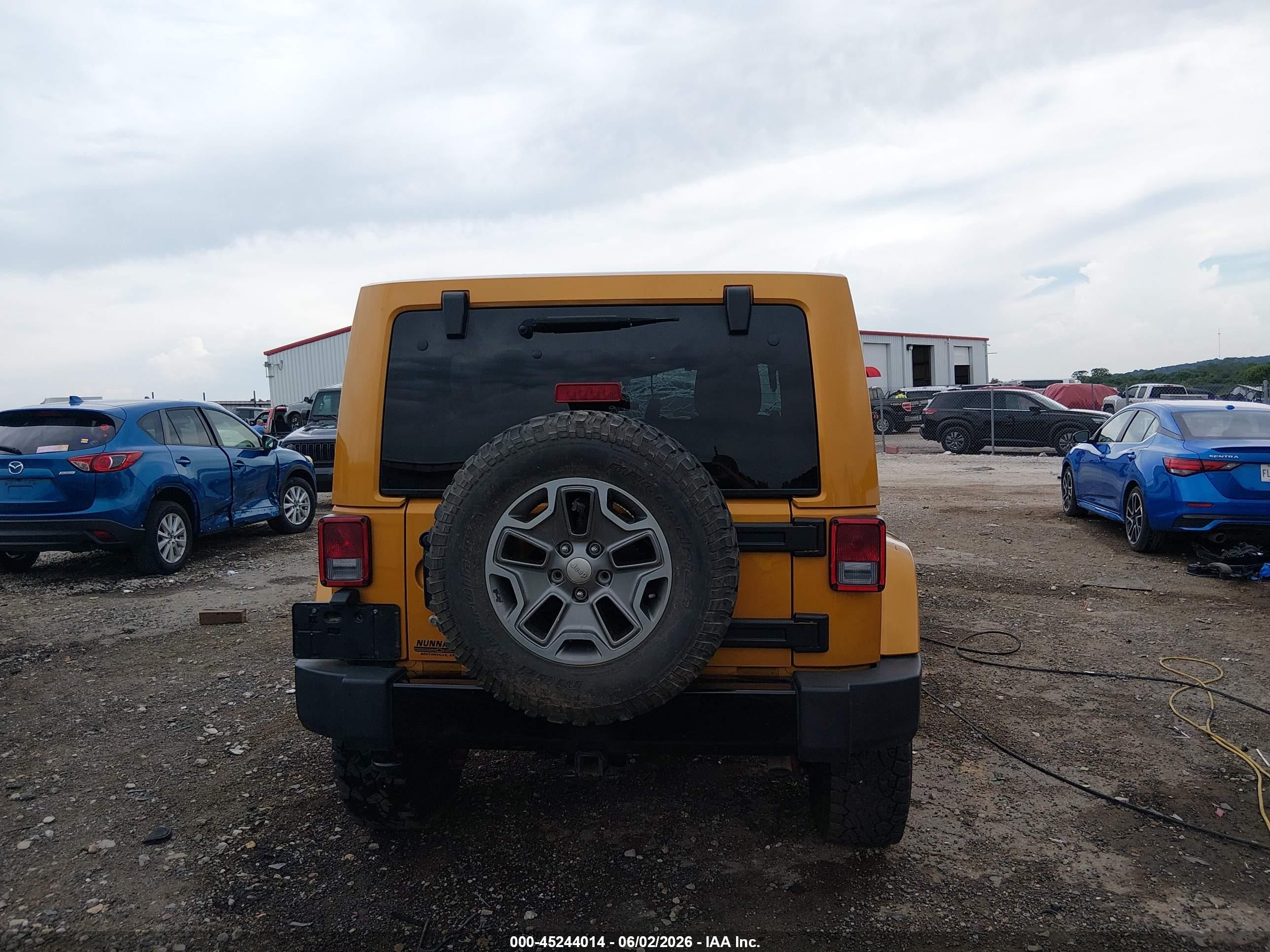 2014 Jeep Wrangler Unlimited Altitude Orange vin: 1C4BJWEG7EL282464