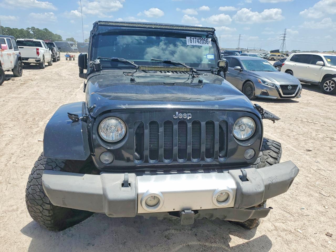 2015 Jeep Wrangler Unlimited Sahara Black vin: 1C4BJWEG7FL704508