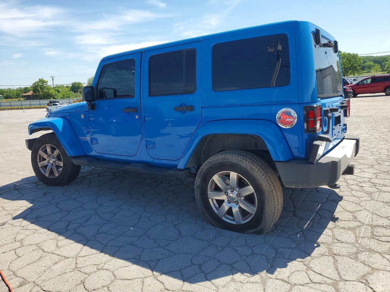 2012 Jeep Wrangler Unlimited Sahara Blue vin: 1C4BJWEG8CL131503