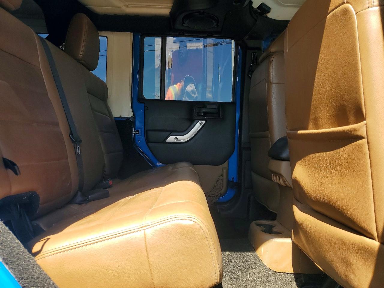 2012 Jeep Wrangler Unlimited Sahara Blue vin: 1C4BJWEG8CL131503