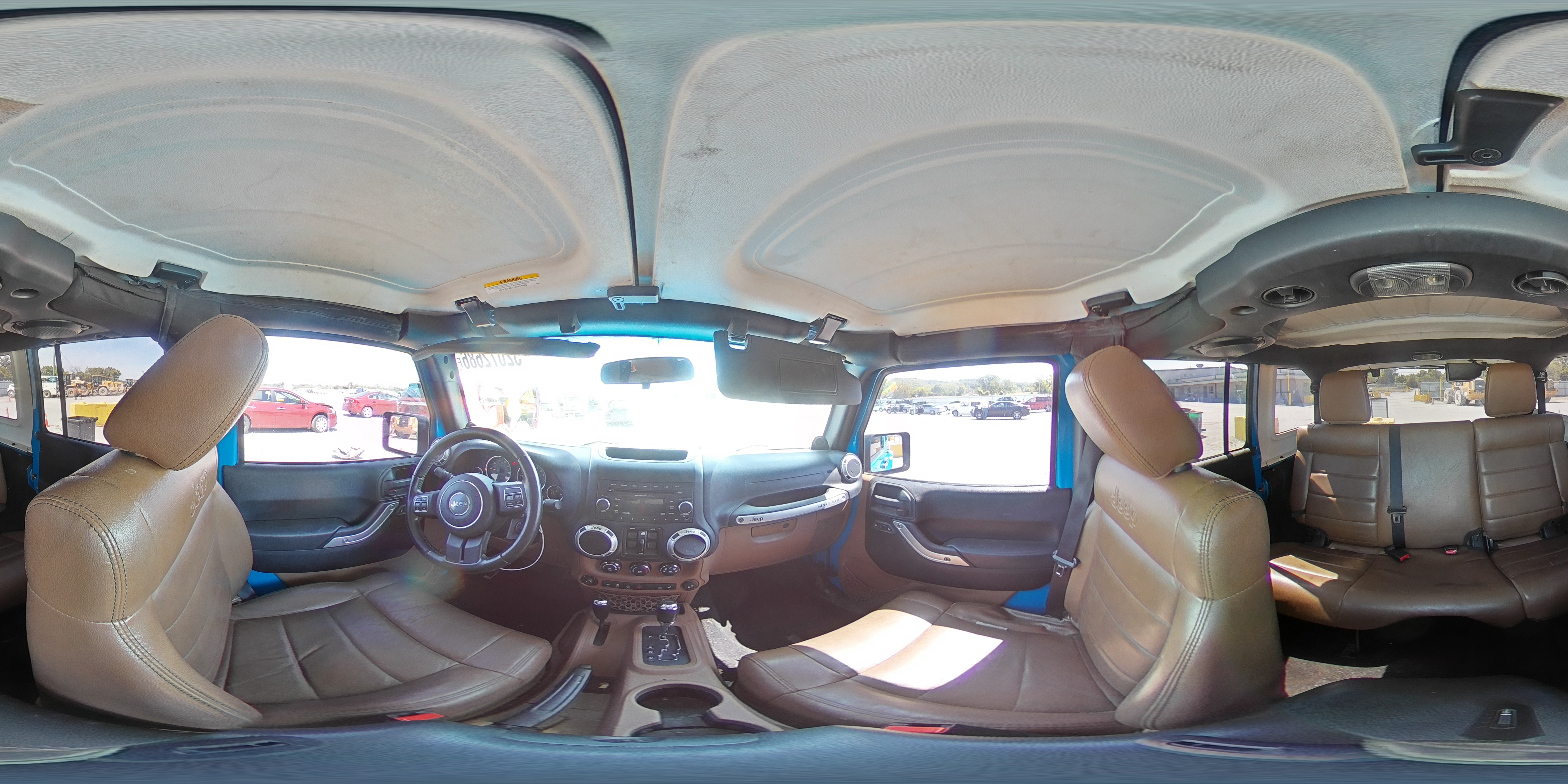 2012 Jeep Wrangler Unlimited Sahara Blue vin: 1C4BJWEG8CL131503