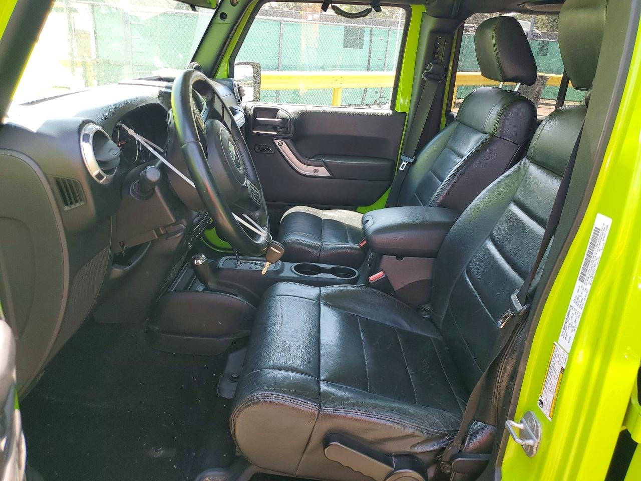 2012 Jeep Wrangler Unlimited Sahara Green vin: 1C4BJWEG8CL236977
