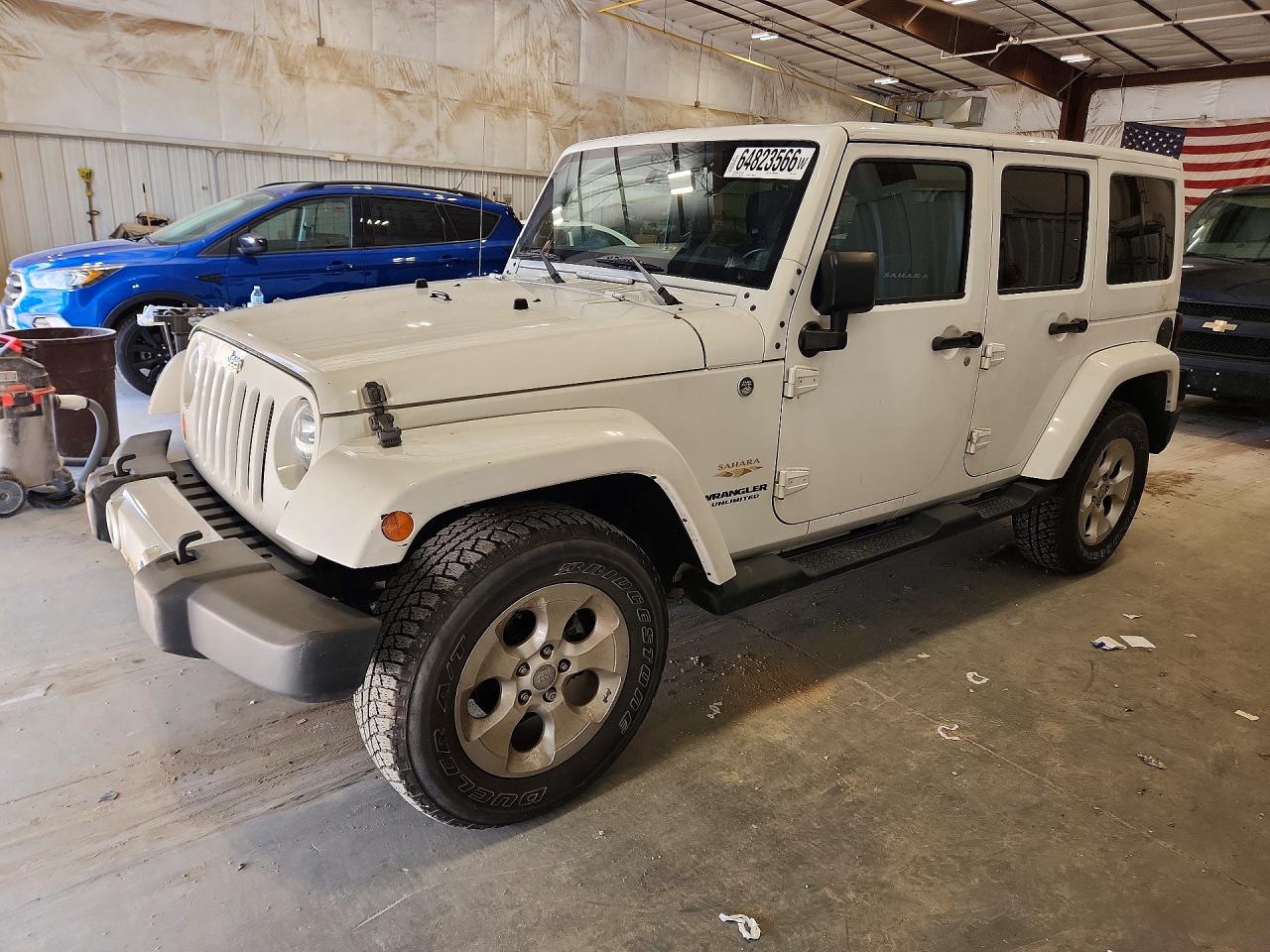 2013 Jeep Wrangler Unlimited Sahara Белый vin: 1C4BJWEG8DL545916