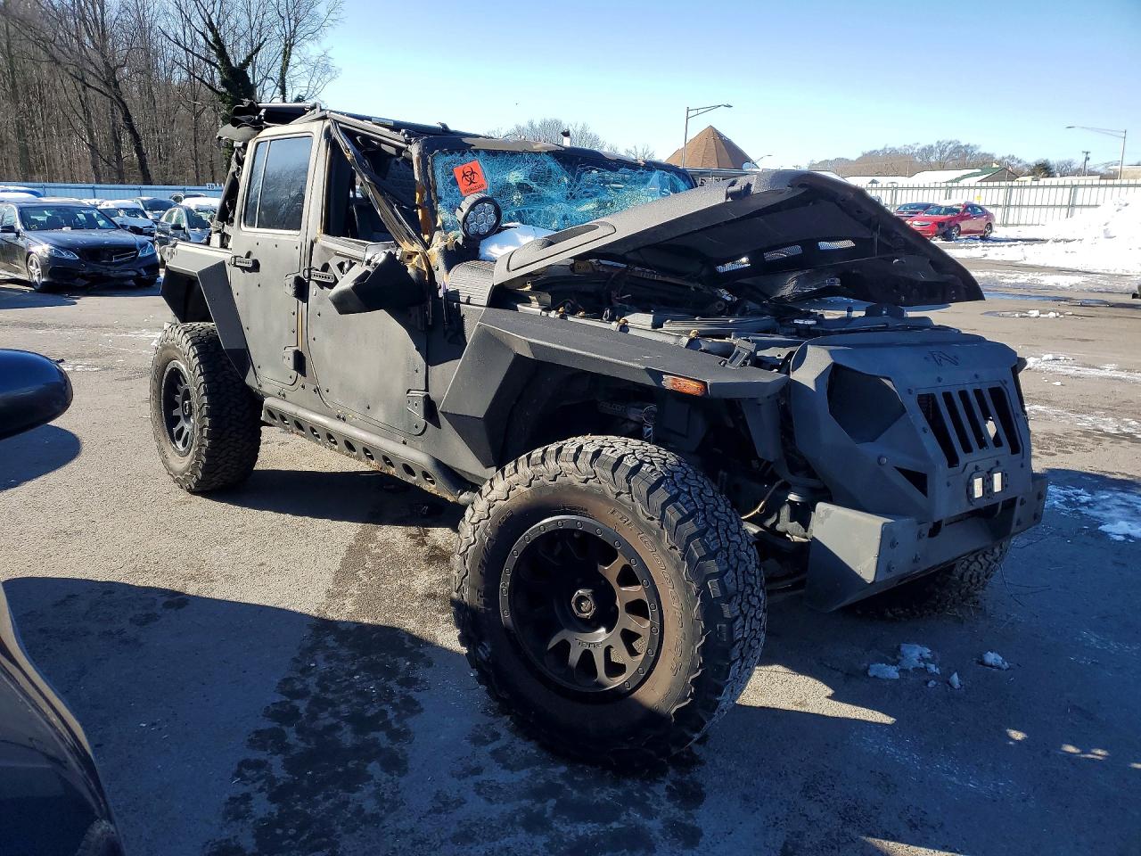 2014 Jeep Wrangler Unlimited Sahara Black vin: 1C4BJWEG8EL141743