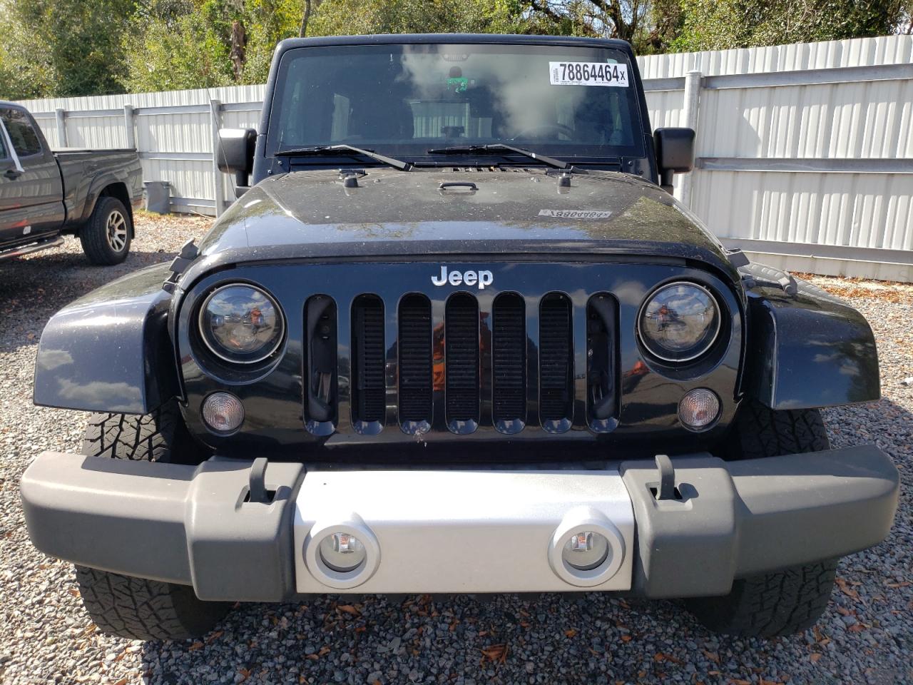 2014 Jeep Wrangler Unlimited Sahara Black vin: 1C4BJWEG8EL239834