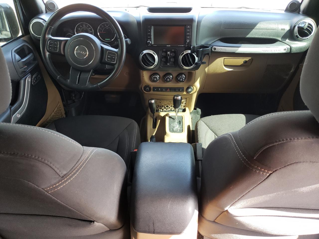 2014 Jeep Wrangler Unlimited Sahara Black vin: 1C4BJWEG8EL239834