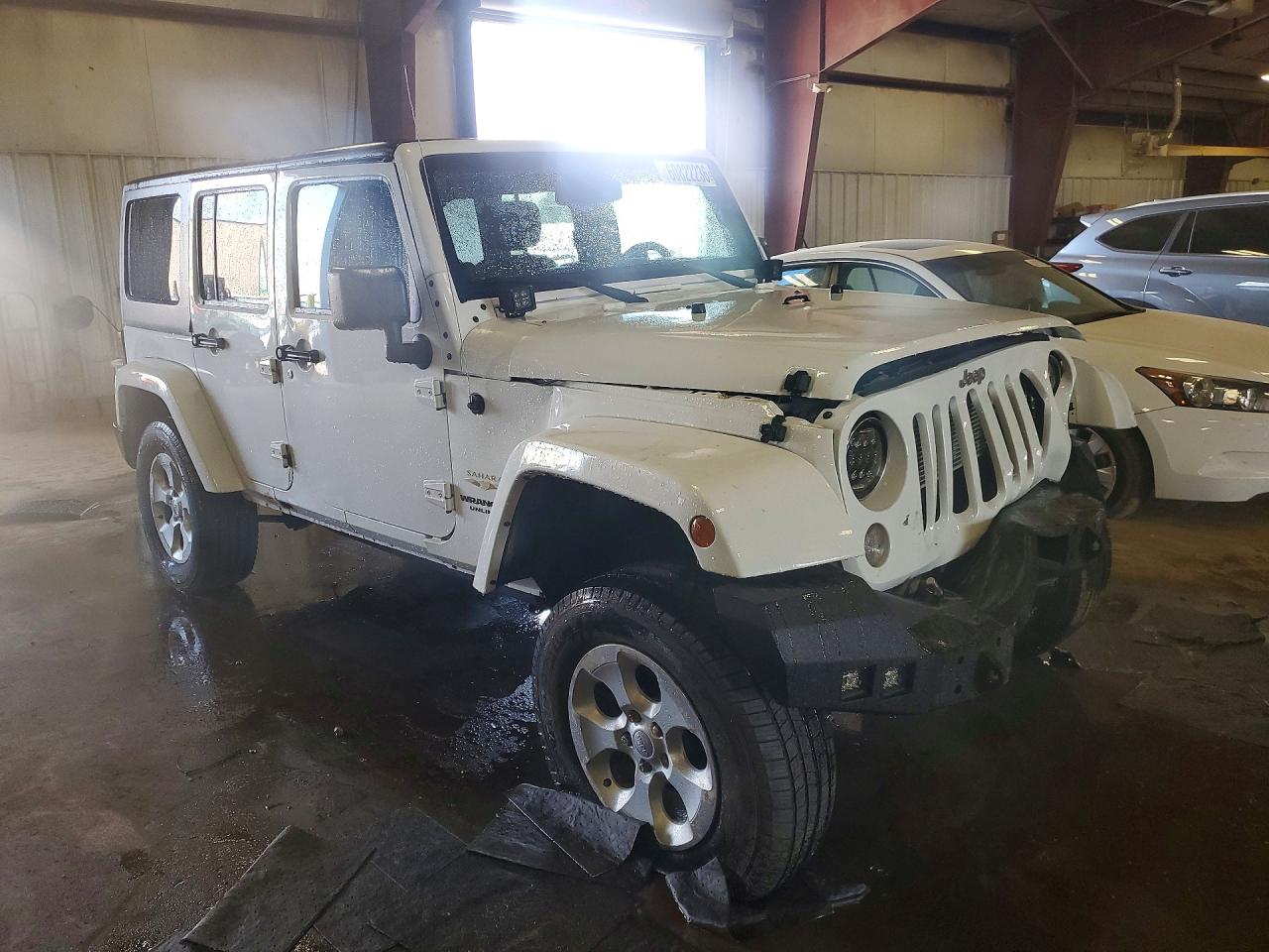 2014 Jeep Wrangler Unlimited Sahara Белый vin: 1C4BJWEG8EL258092