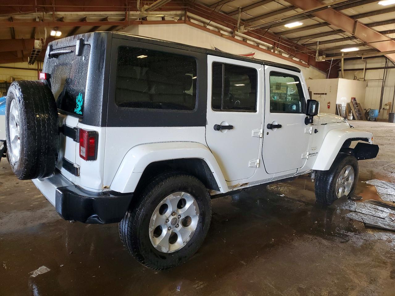 2014 Jeep Wrangler Unlimited Sahara Белый vin: 1C4BJWEG8EL258092