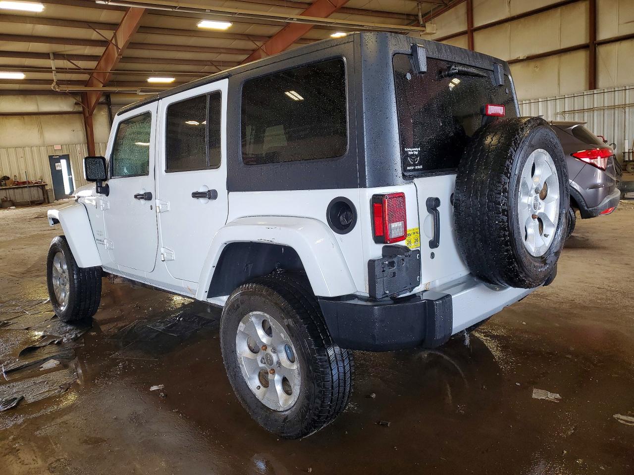2014 Jeep Wrangler Unlimited Sahara Белый vin: 1C4BJWEG8EL258092