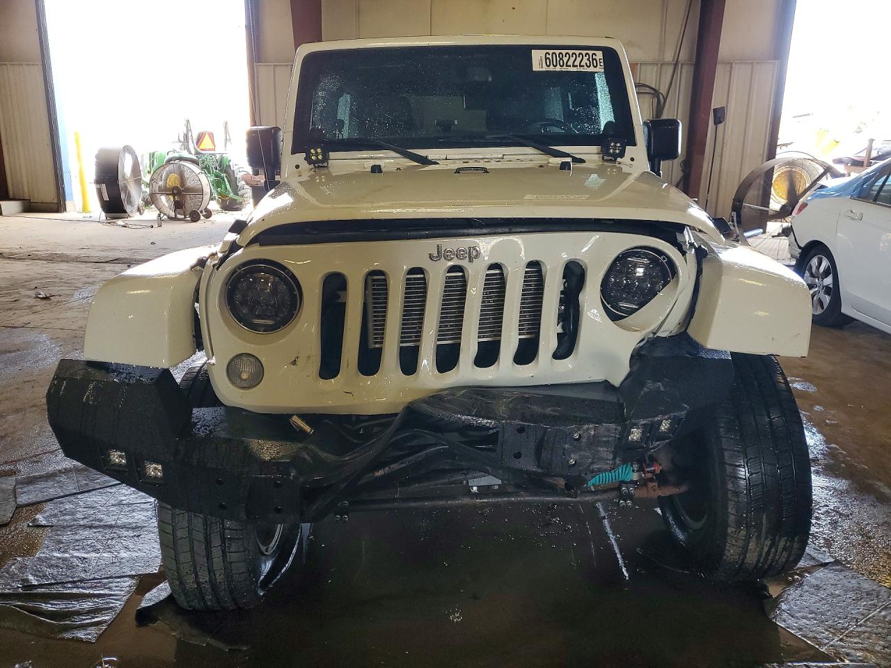 2014 Jeep Wrangler Unlimited Sahara Белый vin: 1C4BJWEG8EL258092