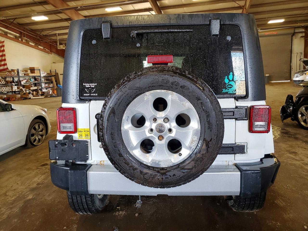 2014 Jeep Wrangler Unlimited Sahara Белый vin: 1C4BJWEG8EL258092