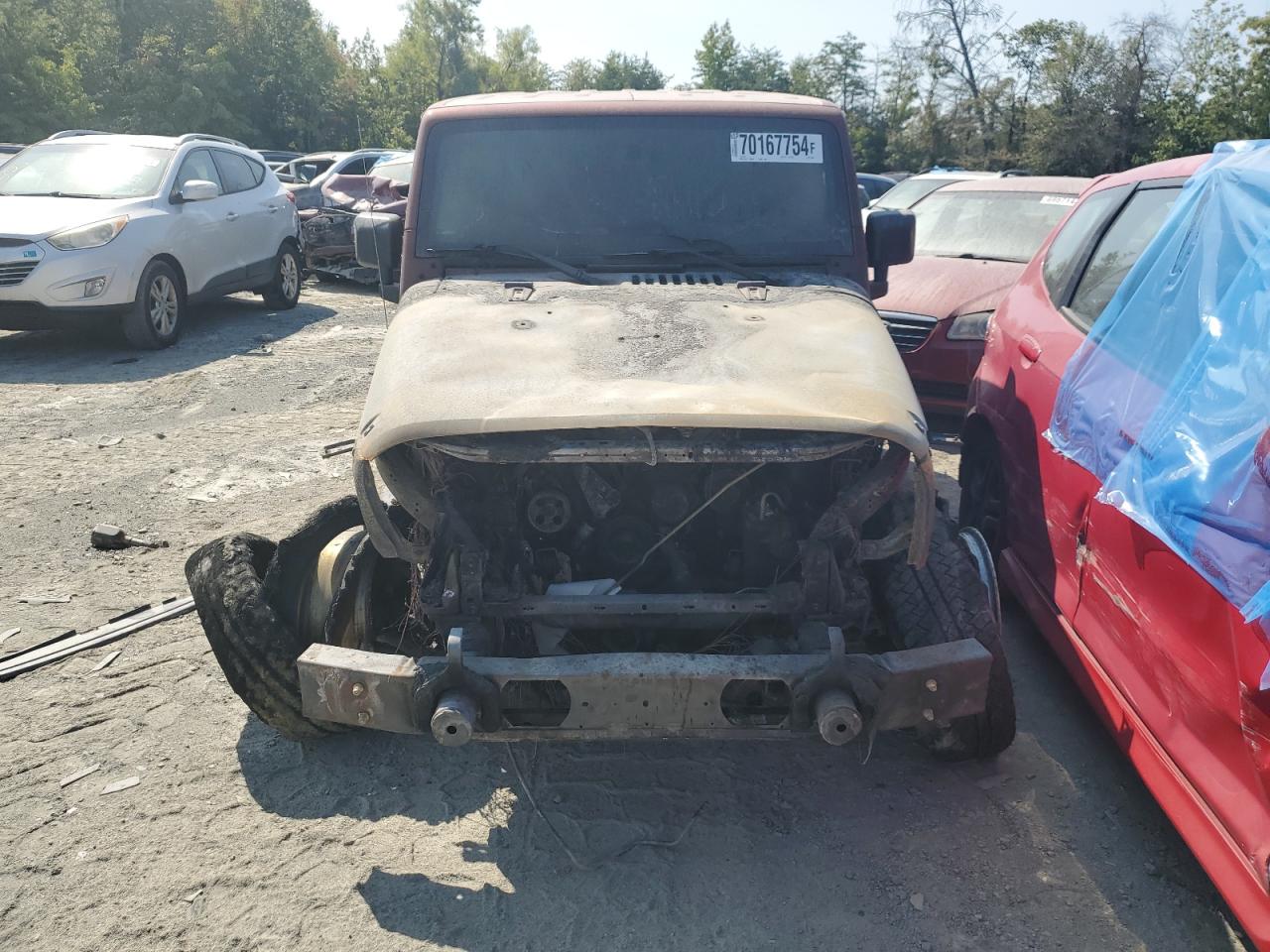 2014 Jeep Wrangler Unlimited Sahara Orange vin: 1C4BJWEG8EL258447