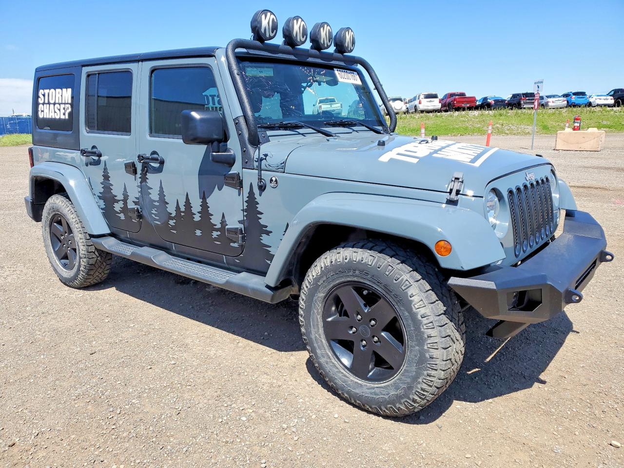 2015 Jeep Wrangler Unlimited Sahara Gray vin: 1C4BJWEG8FL627826