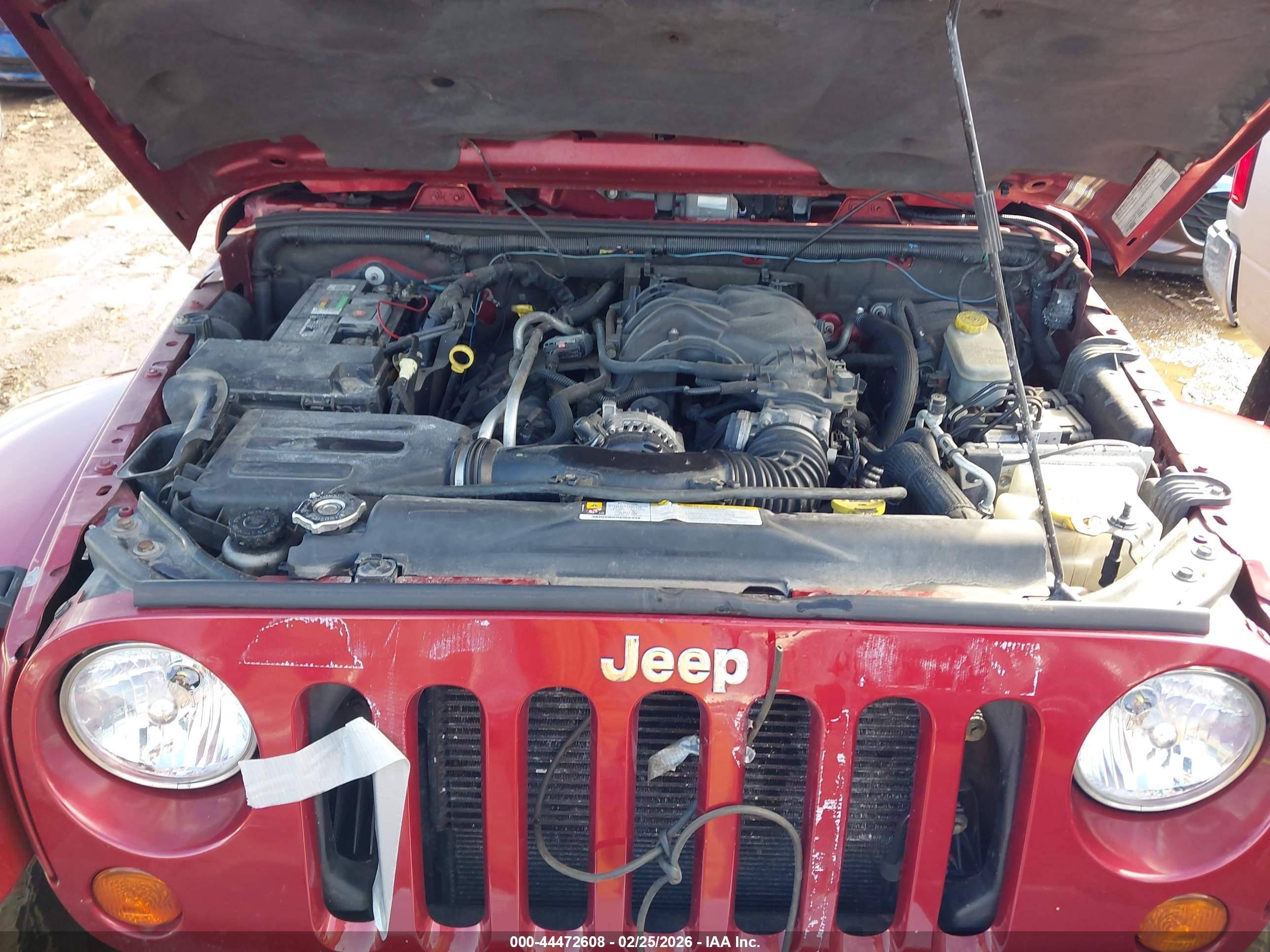 2012 Jeep Wrangler Unlimited Sahara Red vin: 1C4BJWEG9CL110997