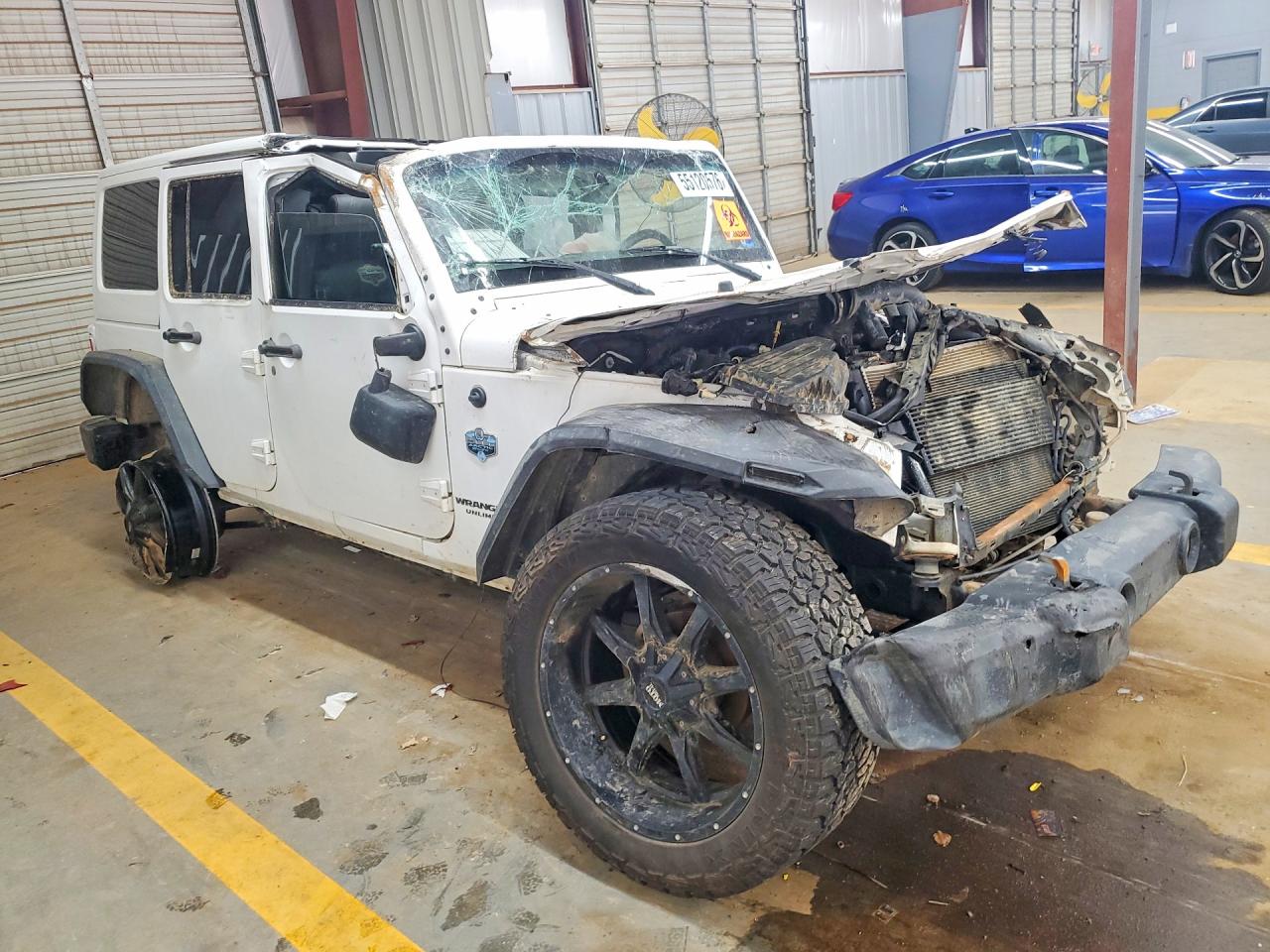 2012 Jeep Wrangler Unlimited Sahara White vin: 1C4BJWEG9CL167474