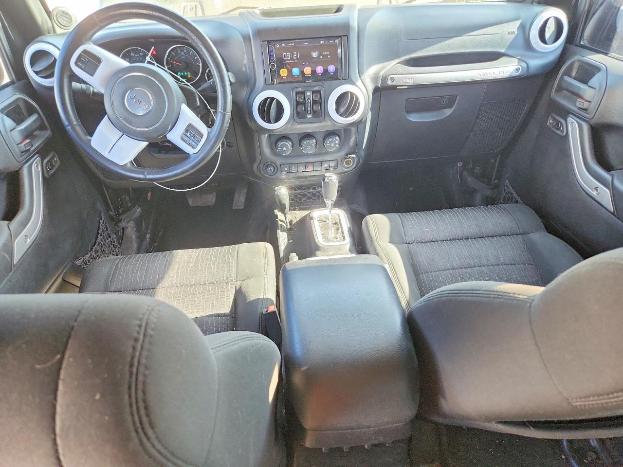 2012 Jeep Wrangler Unlimited Sahara Black vin: 1C4BJWEG9CL173274