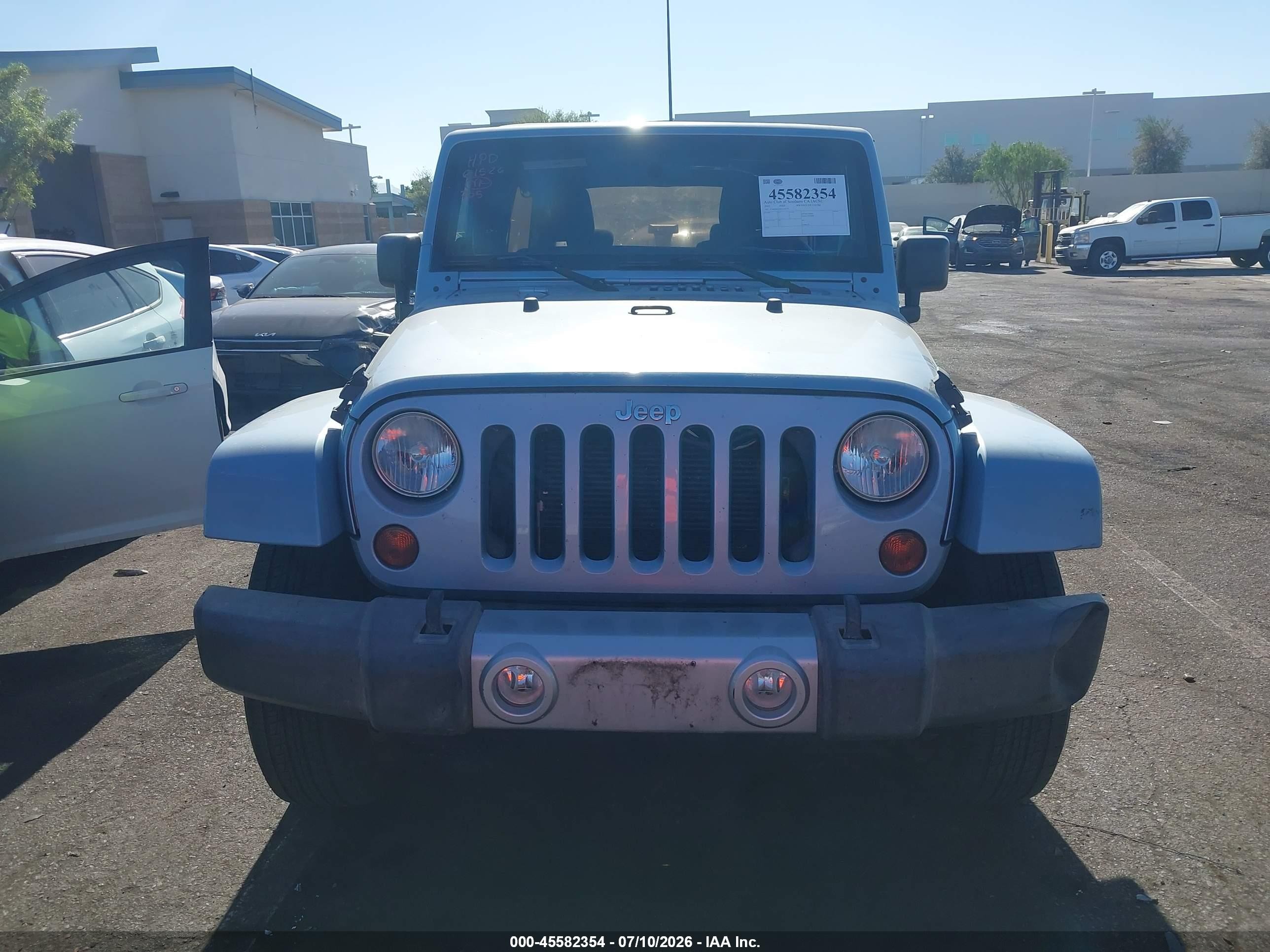 2012 Jeep Wrangler Unlimited Sahara Blue vin: 1C4BJWEG9CL230119